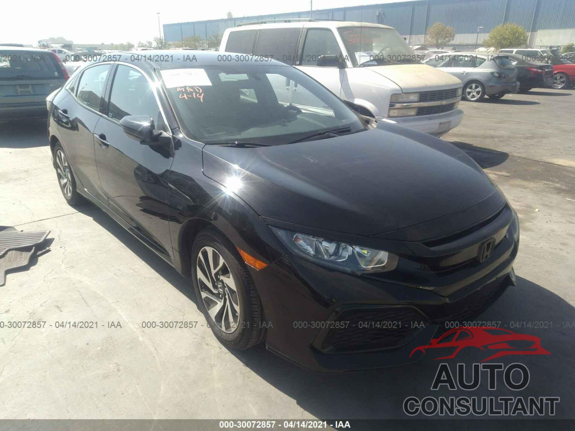 HONDA CIVIC HATCHBACK 2017 - SHHFK7H26HU411045