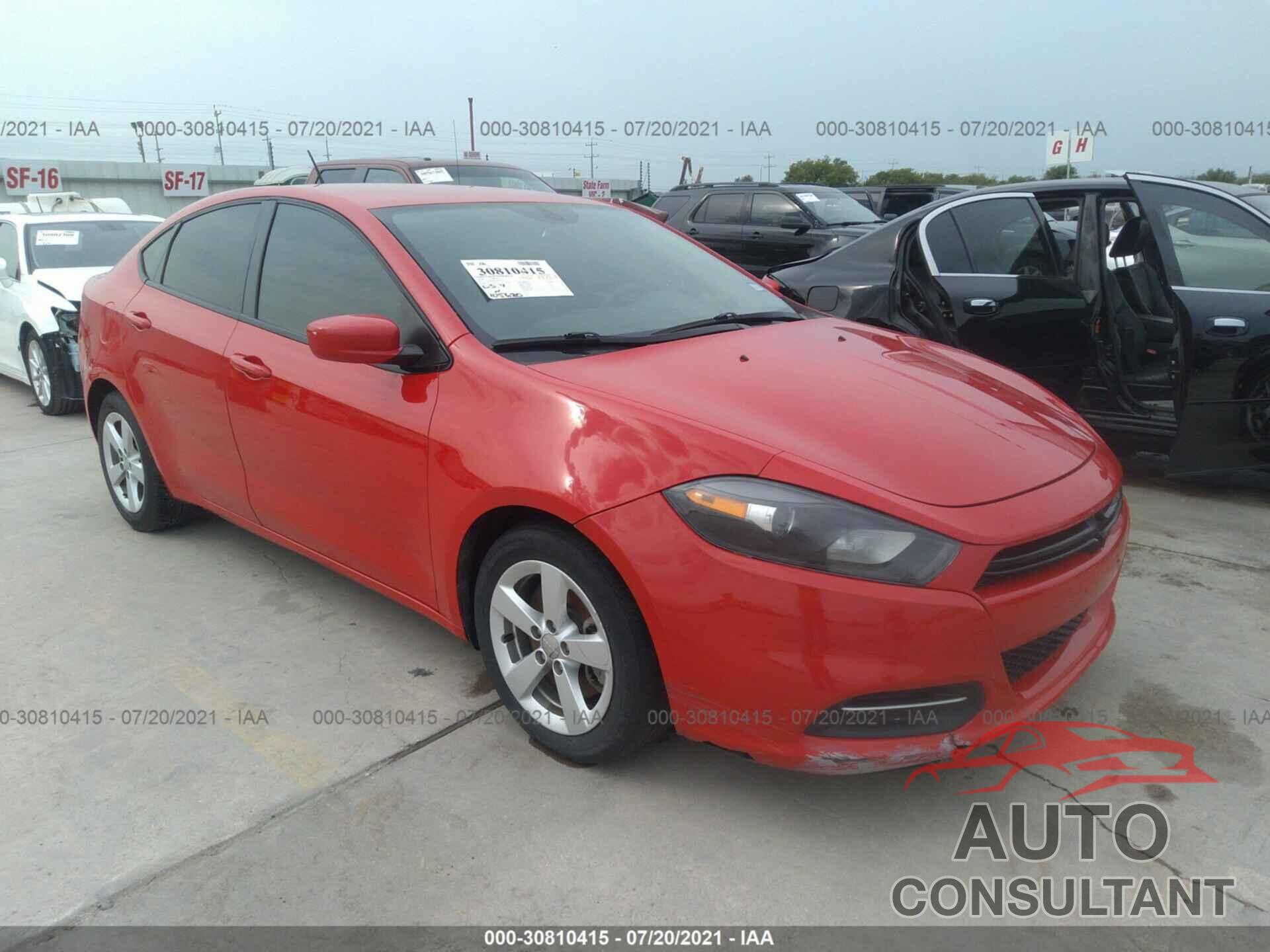 DODGE DART 2016 - 1C3CDFBB4GD667597