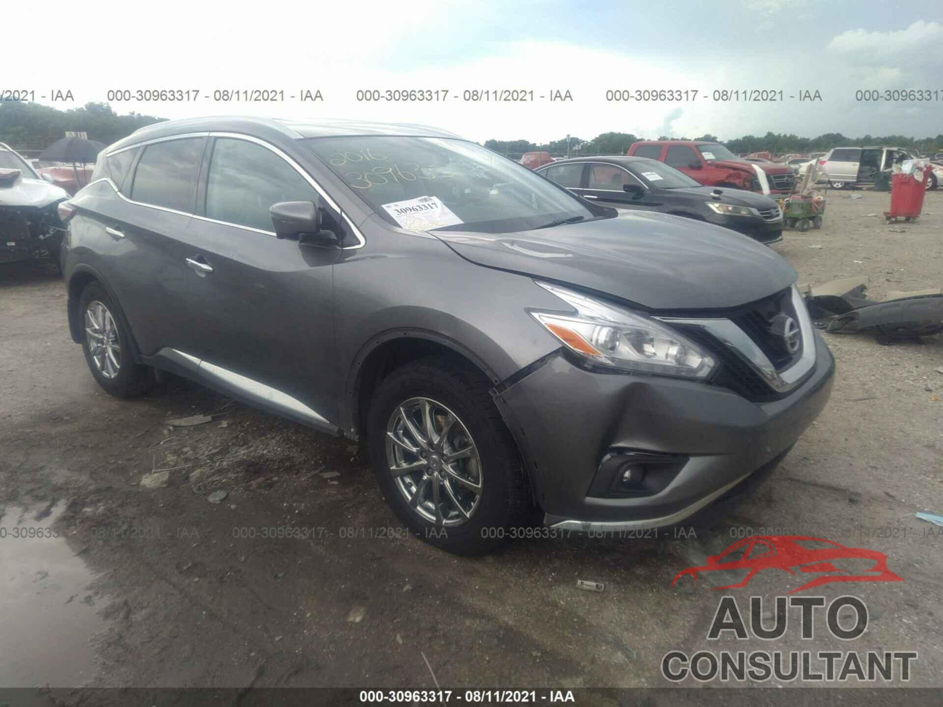 NISSAN MURANO 2016 - 5N1AZ2MG2GN124938