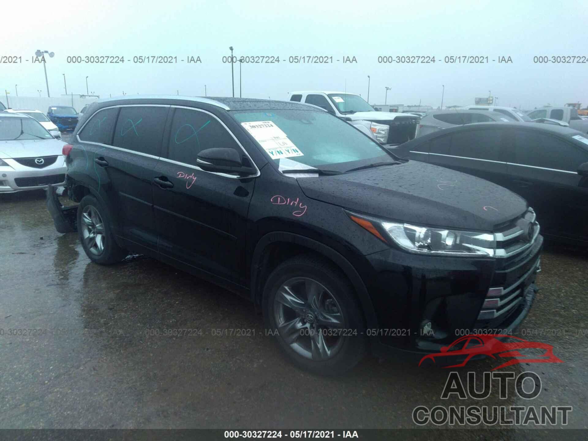 TOYOTA HIGHLANDER 2019 - 5TDDZRFH0KS950643