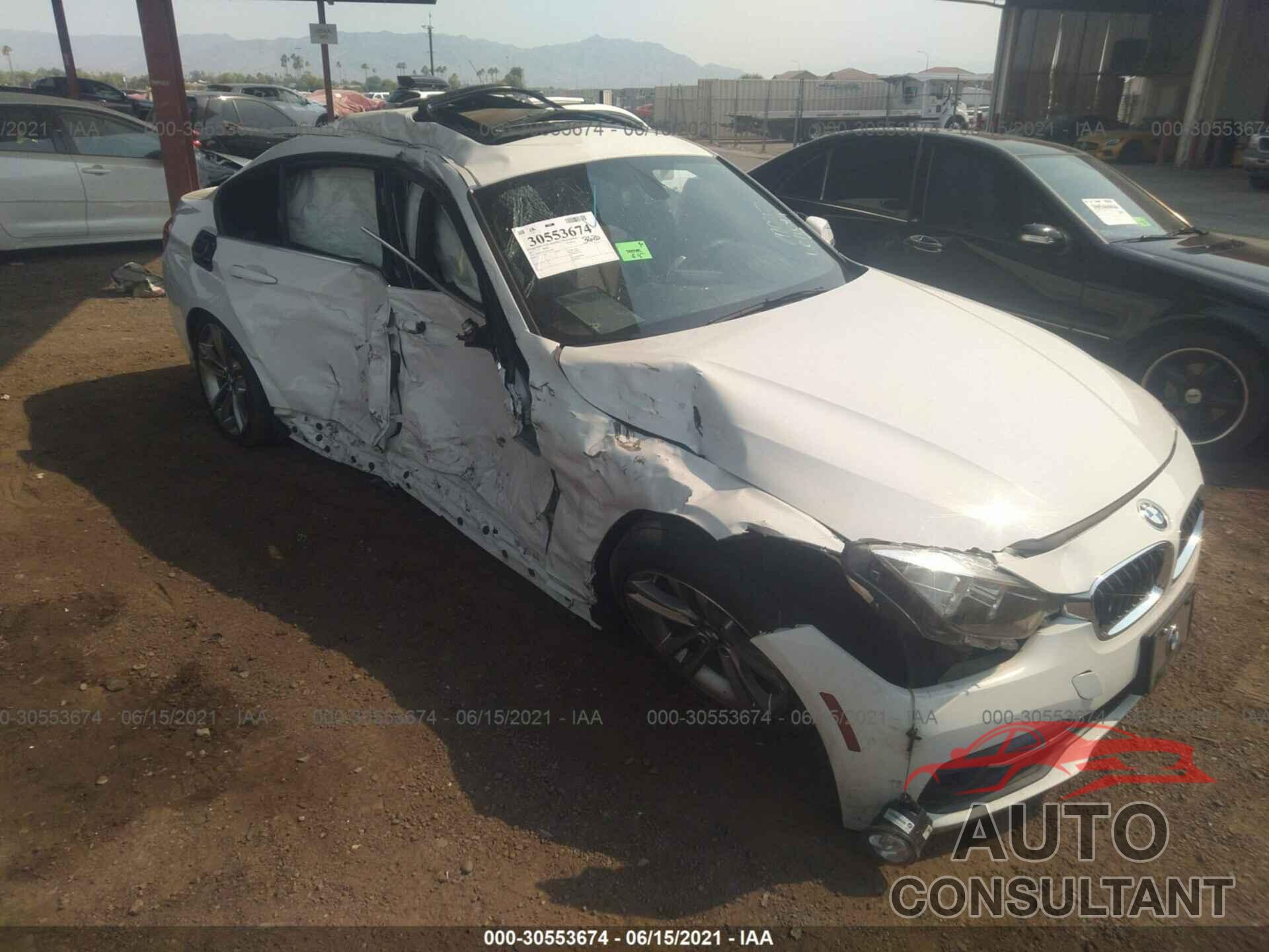 BMW 3 SERIES 2017 - WBA8B9C5XHK676087