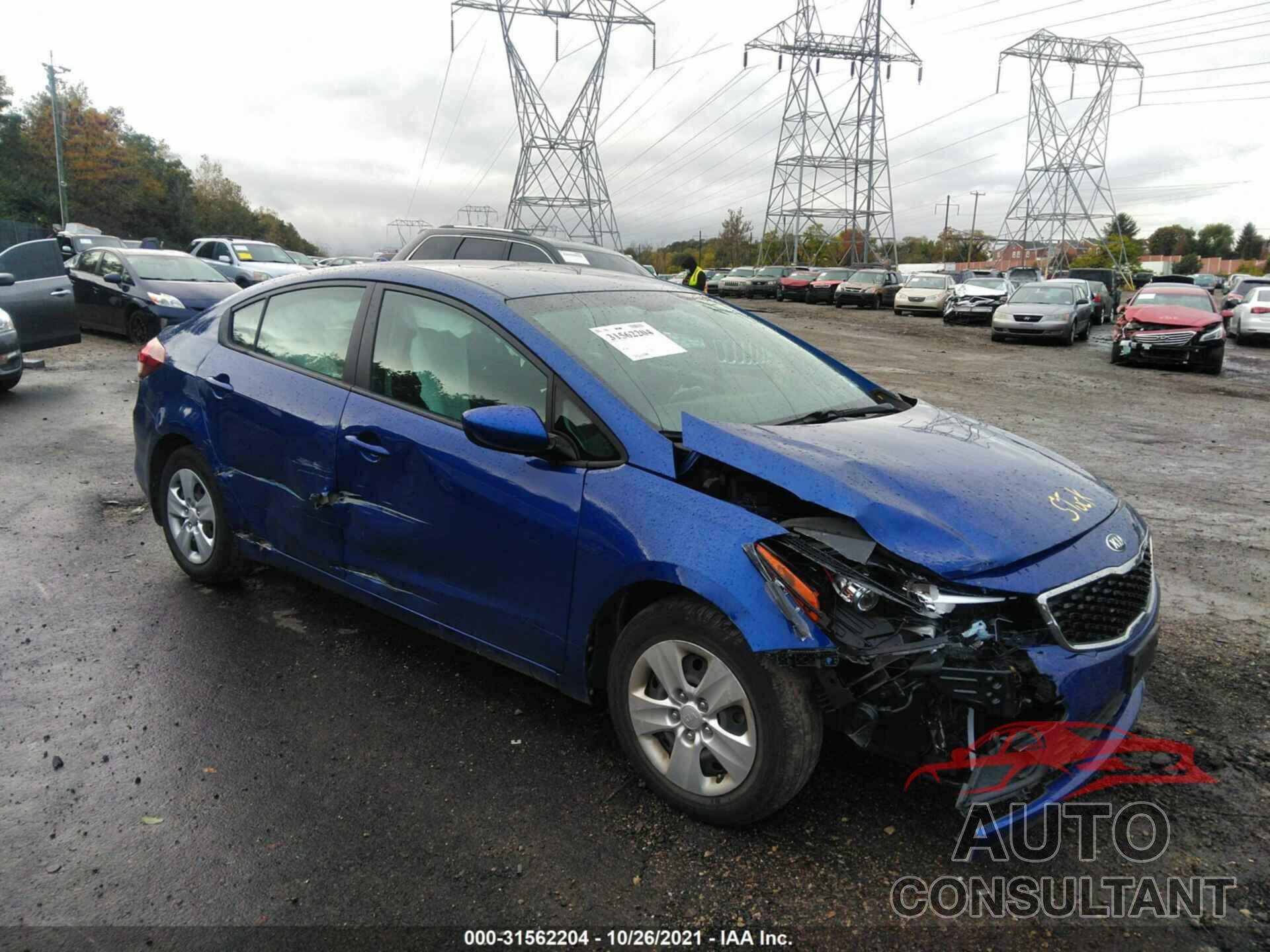 KIA FORTE 2017 - 3KPFK4A76HE020716