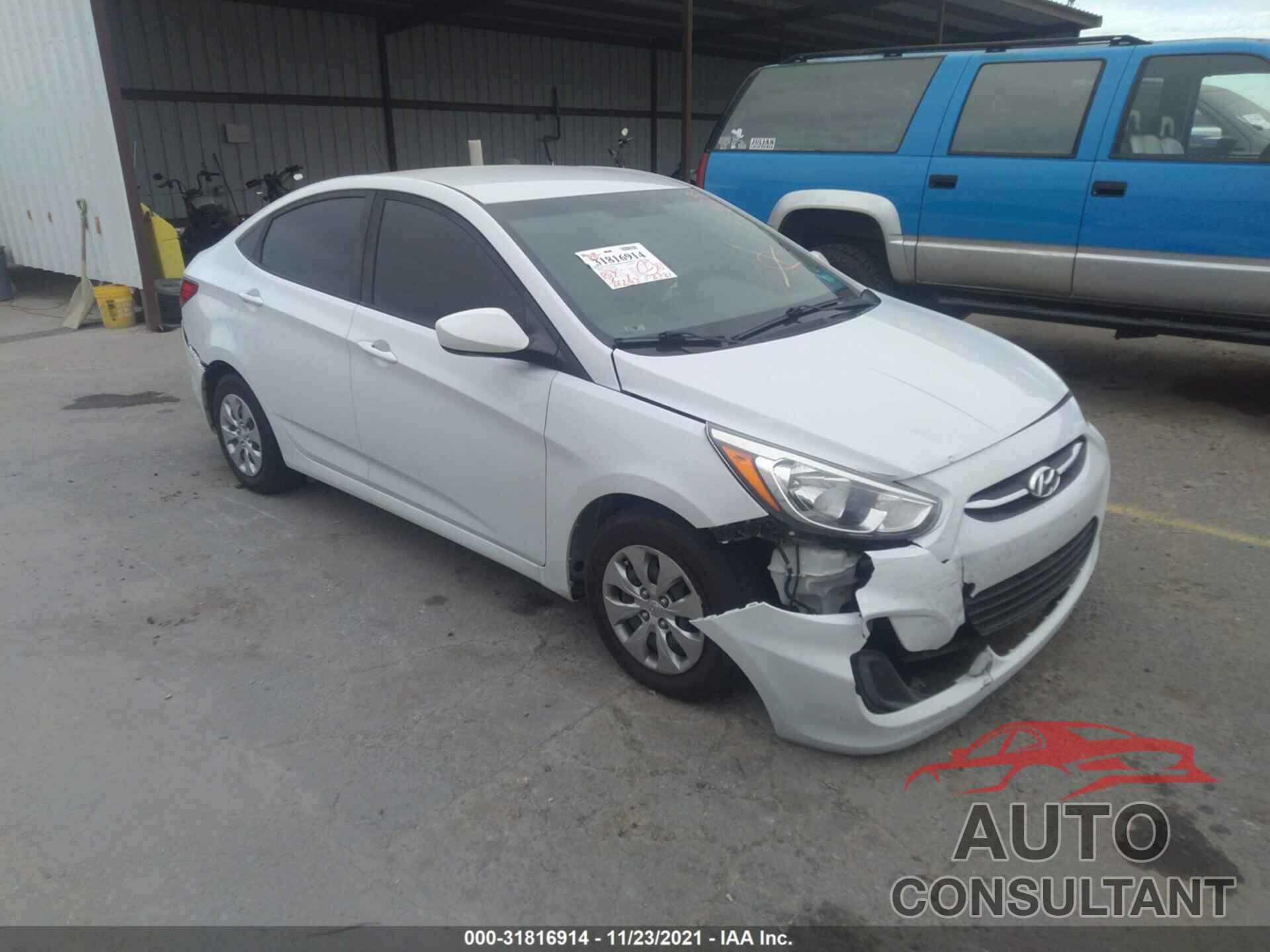 HYUNDAI ACCENT 2017 - KMHCT4AE0HU361587