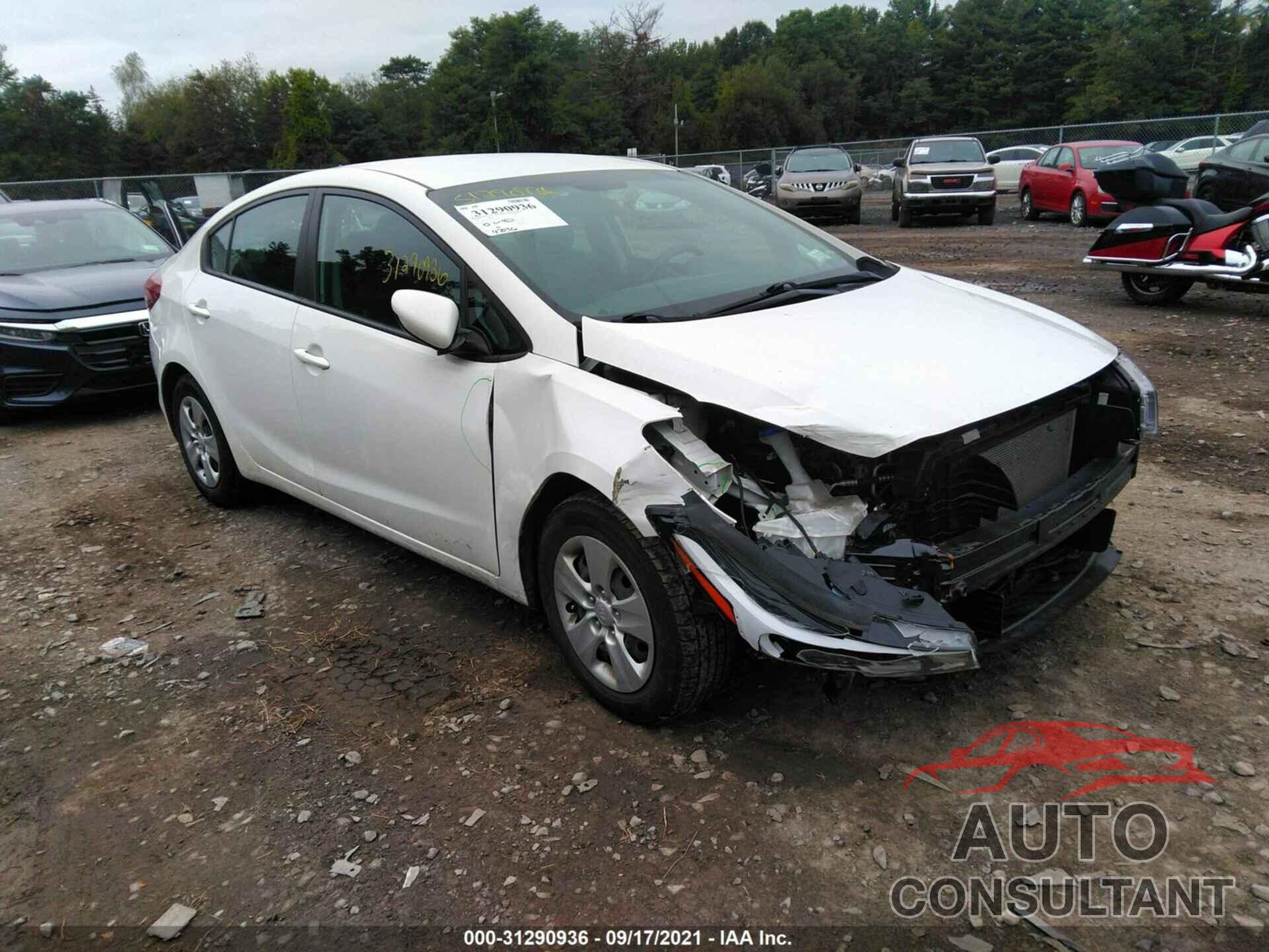 KIA FORTE 2017 - 3KPFK4A75HE097786