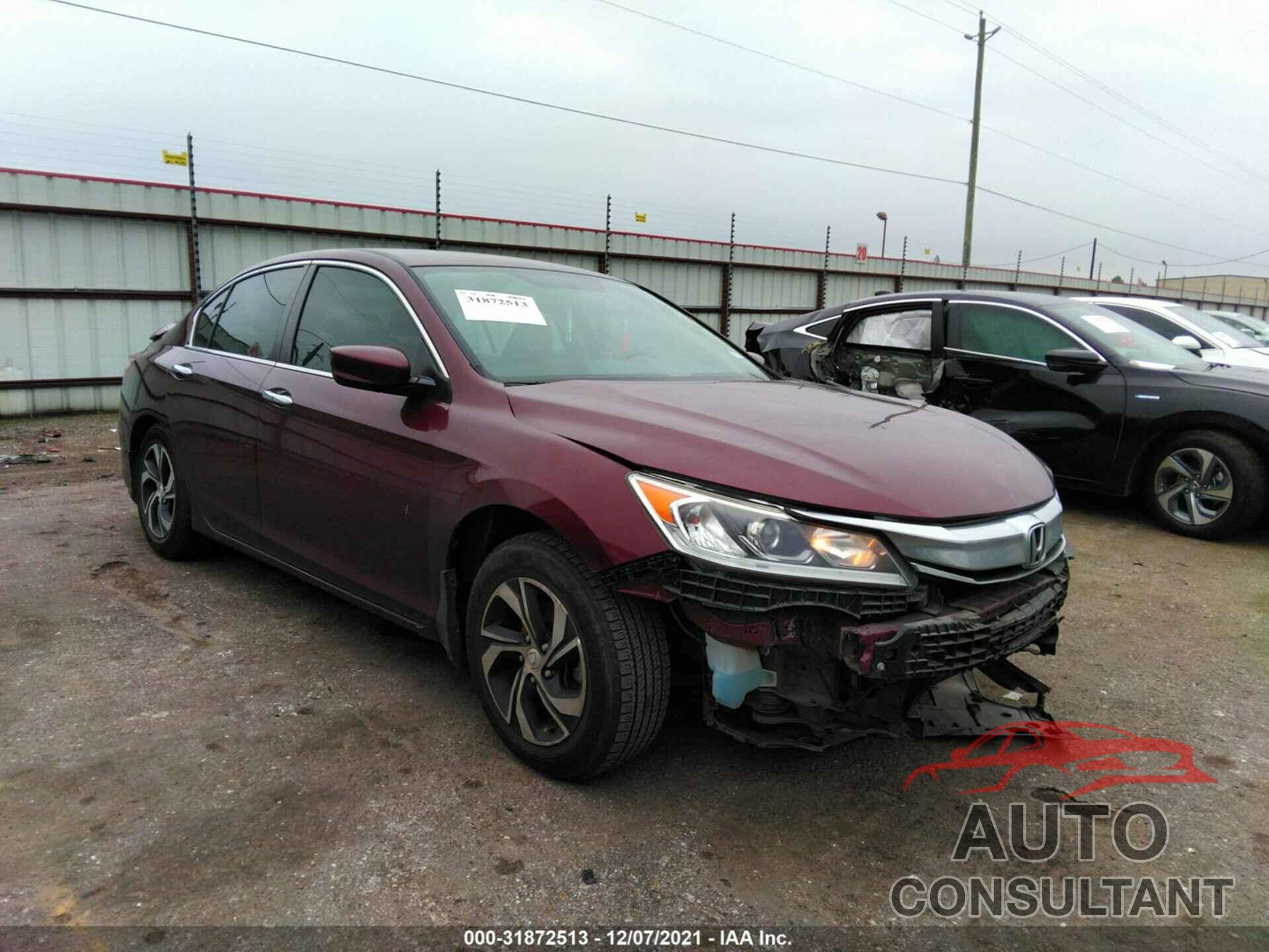 HONDA ACCORD SEDAN 2016 - 1HGCR2F30GA003177