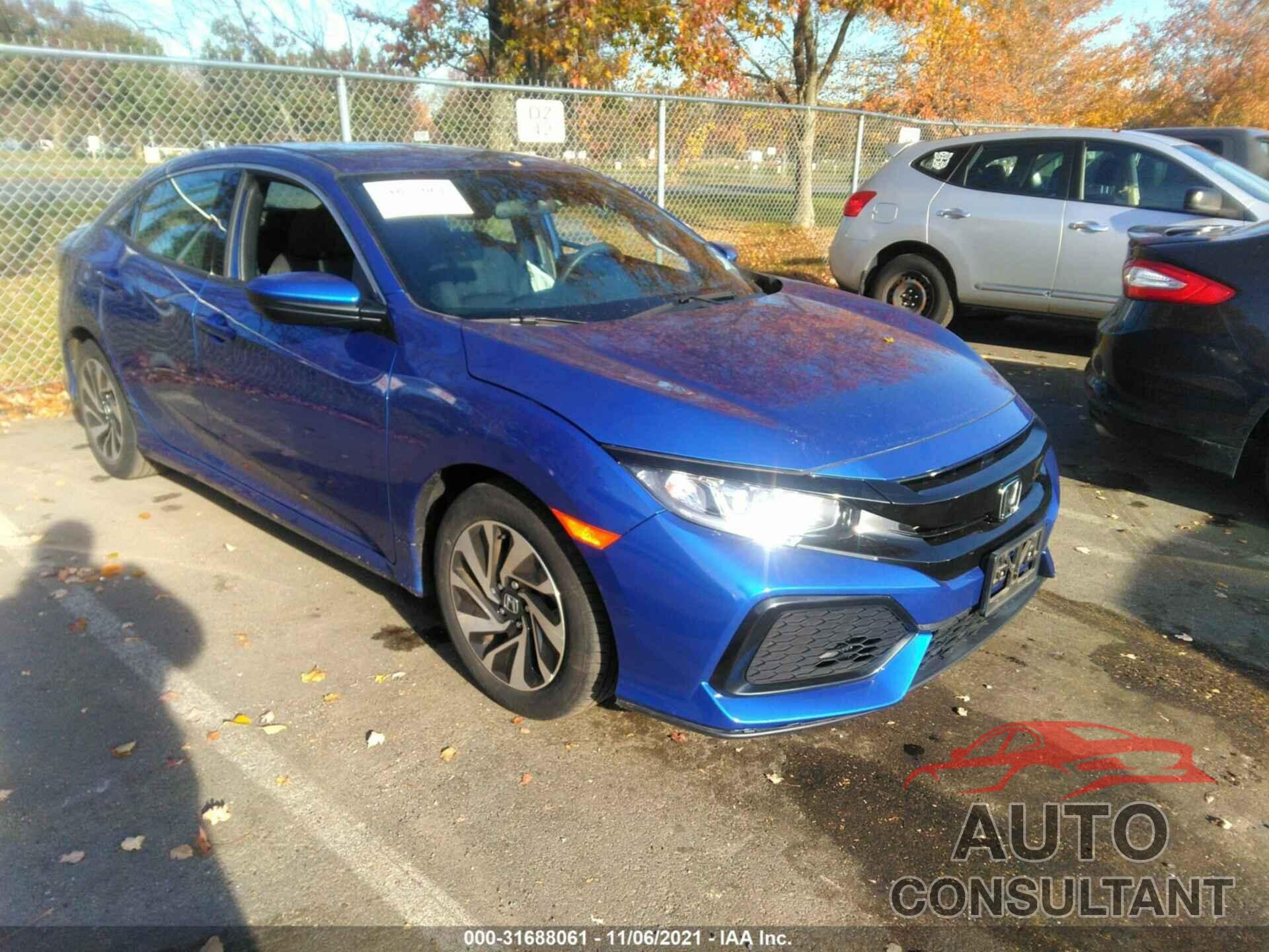 HONDA CIVIC HATCHBACK 2017 - SHHFK7H20HU418055