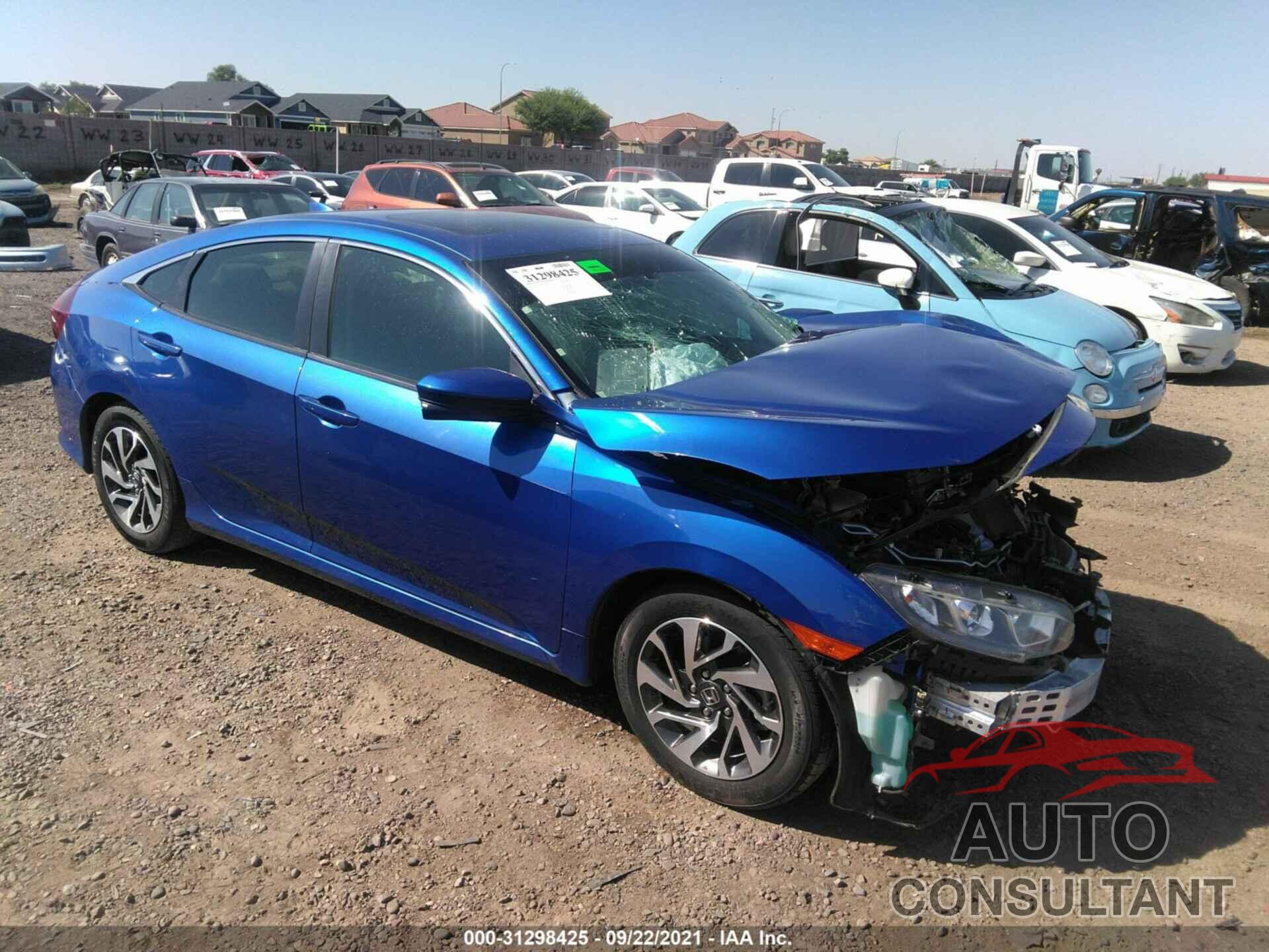 HONDA CIVIC SEDAN 2017 - 19XFC2F74HE012298