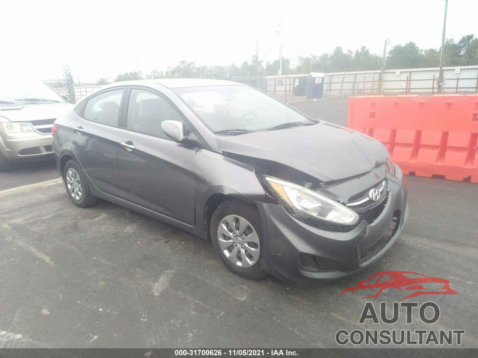 HYUNDAI ACCENT 2016 - KMHCT4AE7GU956127