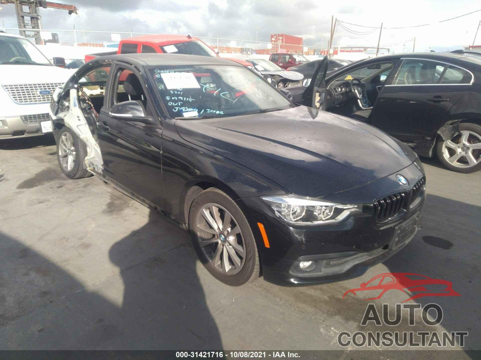 BMW 3 SERIES 2017 - WBA8E1G34HNU17305
