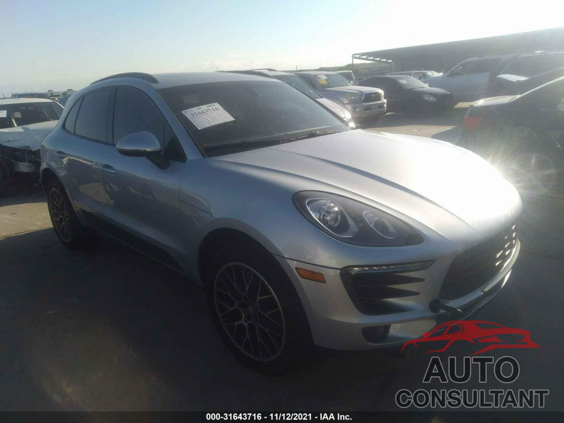 PORSCHE MACAN 2016 - WP1AB2A59GLB46294