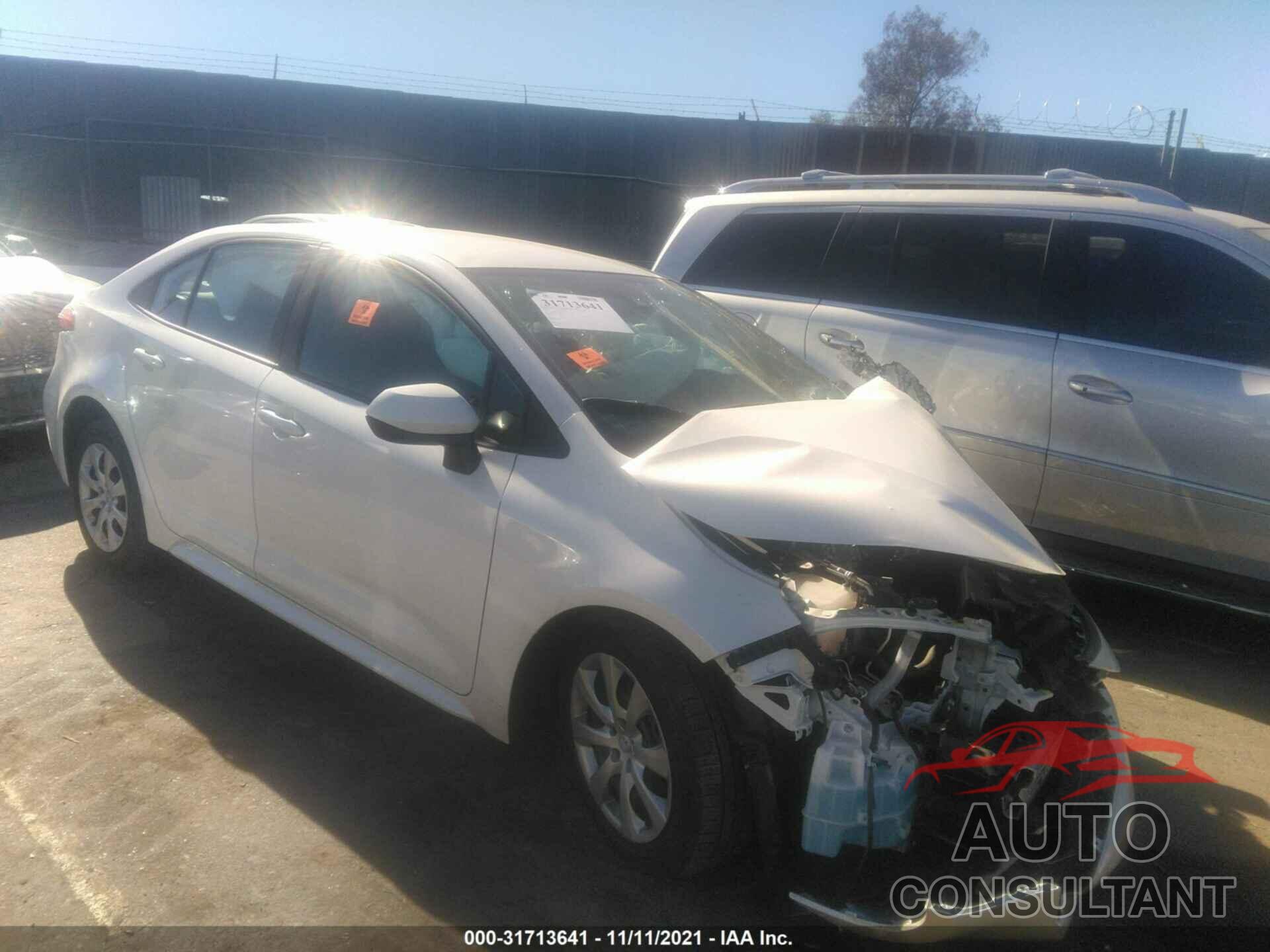 TOYOTA COROLLA 2020 - 5YFEPRAE0LP145551