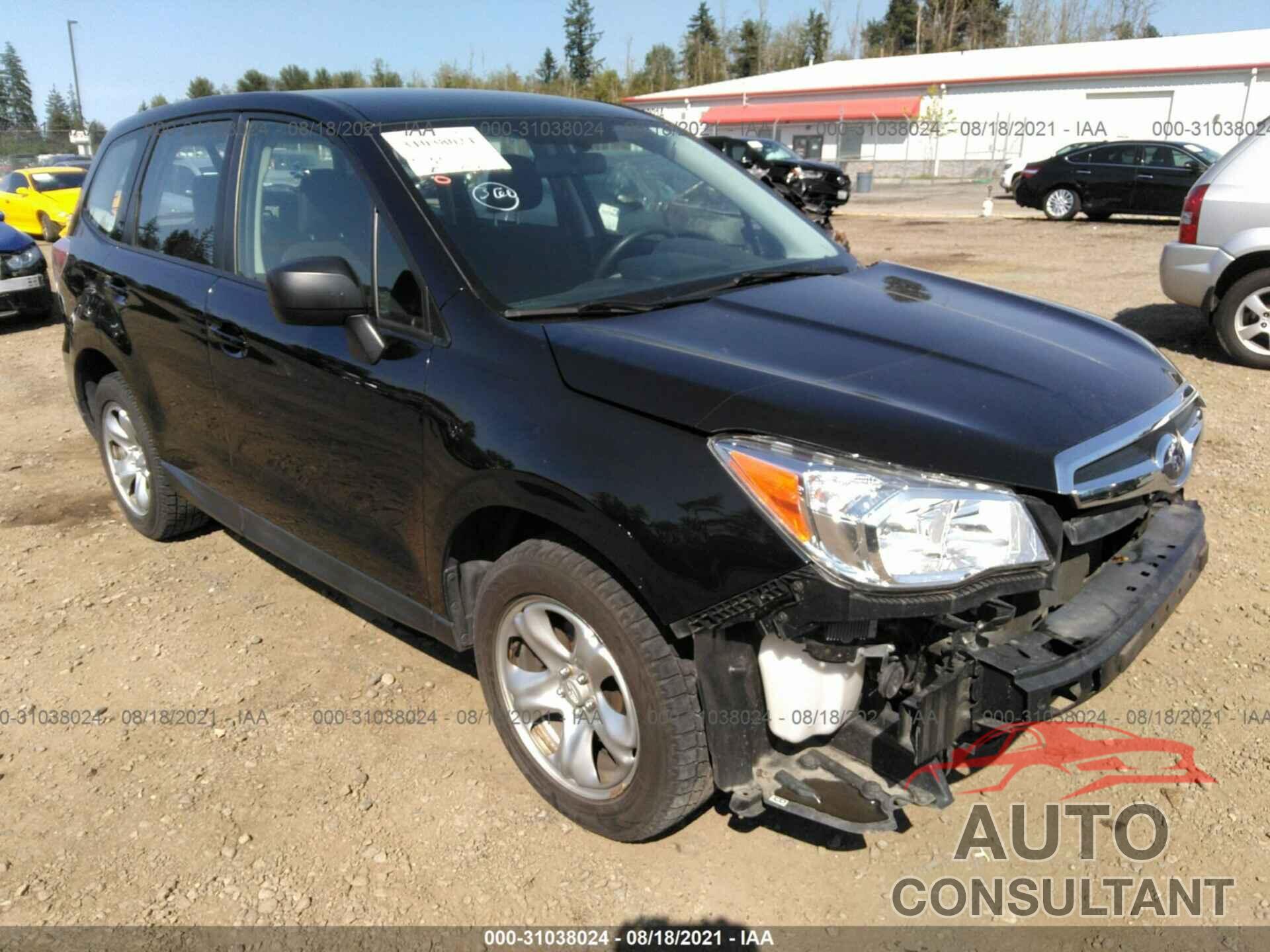 SUBARU FORESTER 2016 - JF2SJAAC8GG405479