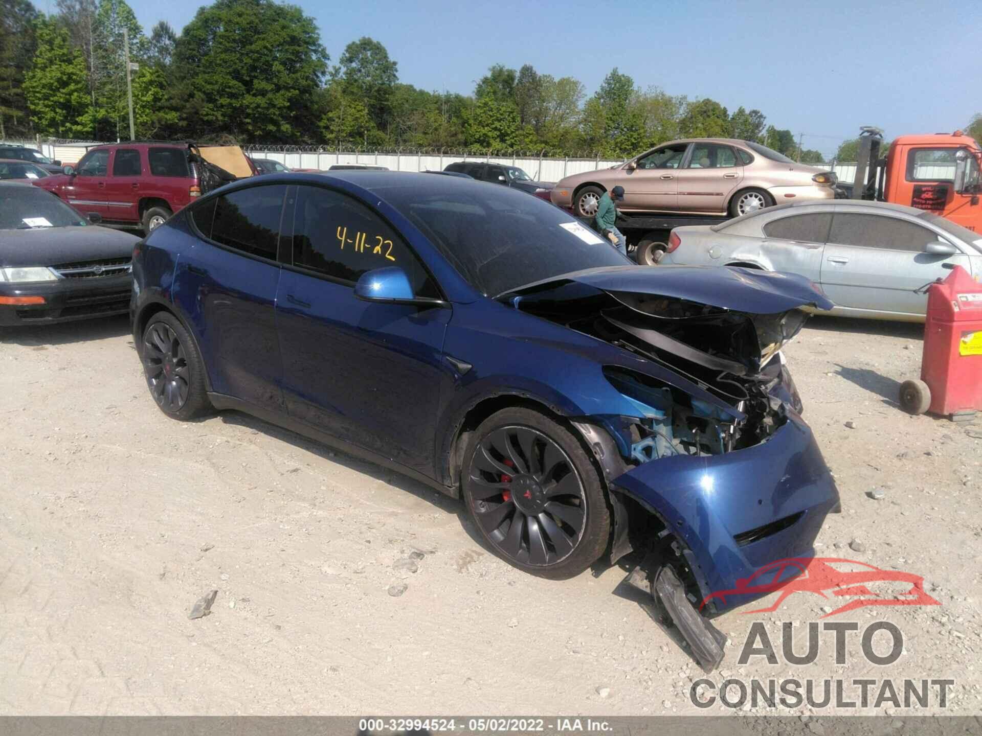 TESLA MODEL Y 2020 - 5YJYGDEF1LF001344