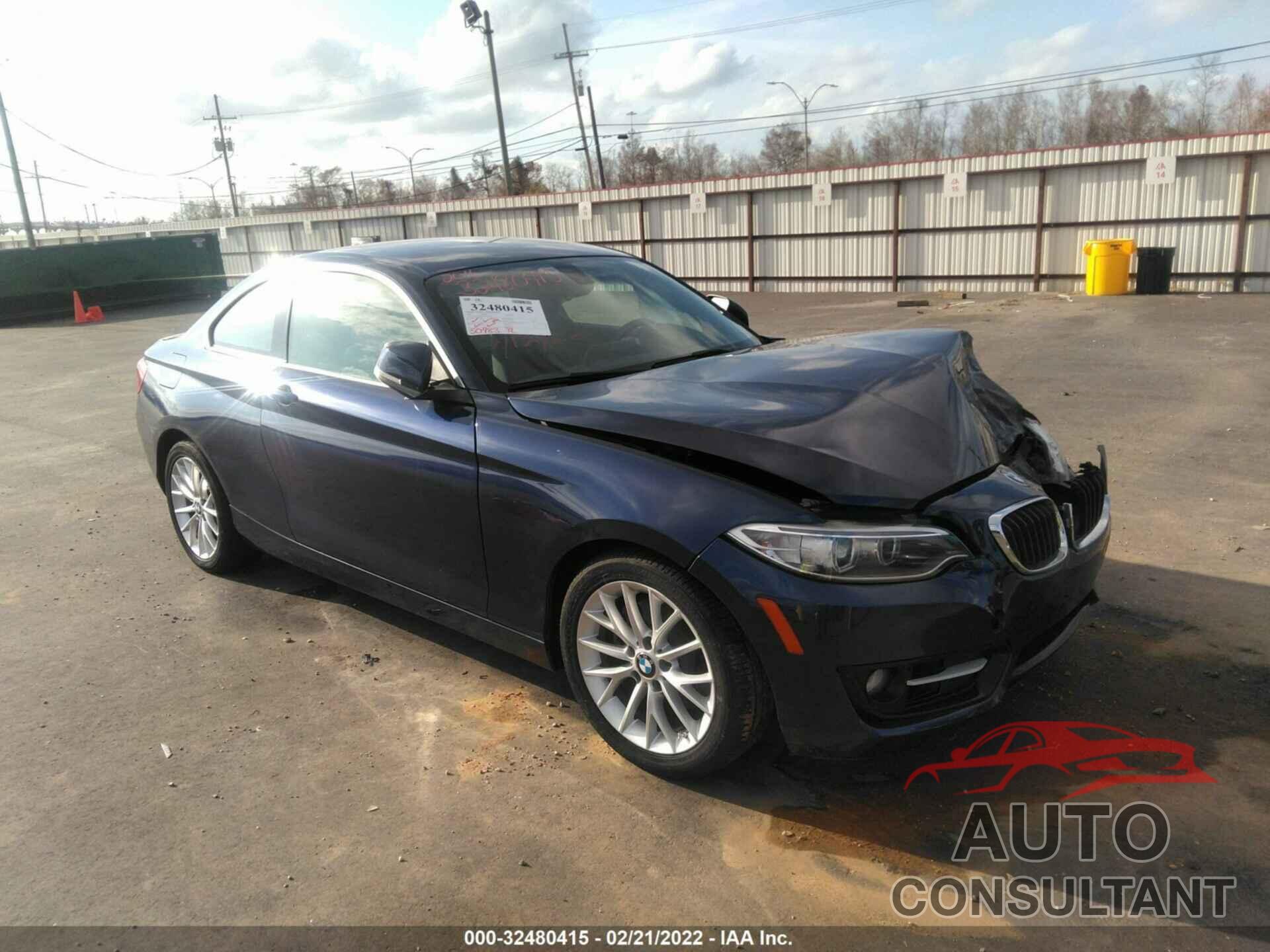 BMW 2 SERIES 2016 - WBA1F5C59GV343830