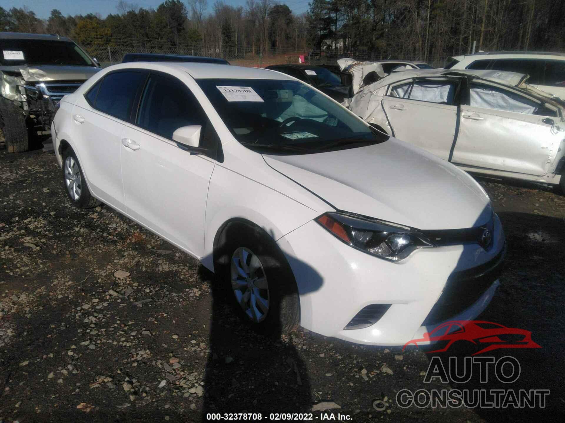 TOYOTA COROLLA 2016 - 5YFBURHE8GP419375