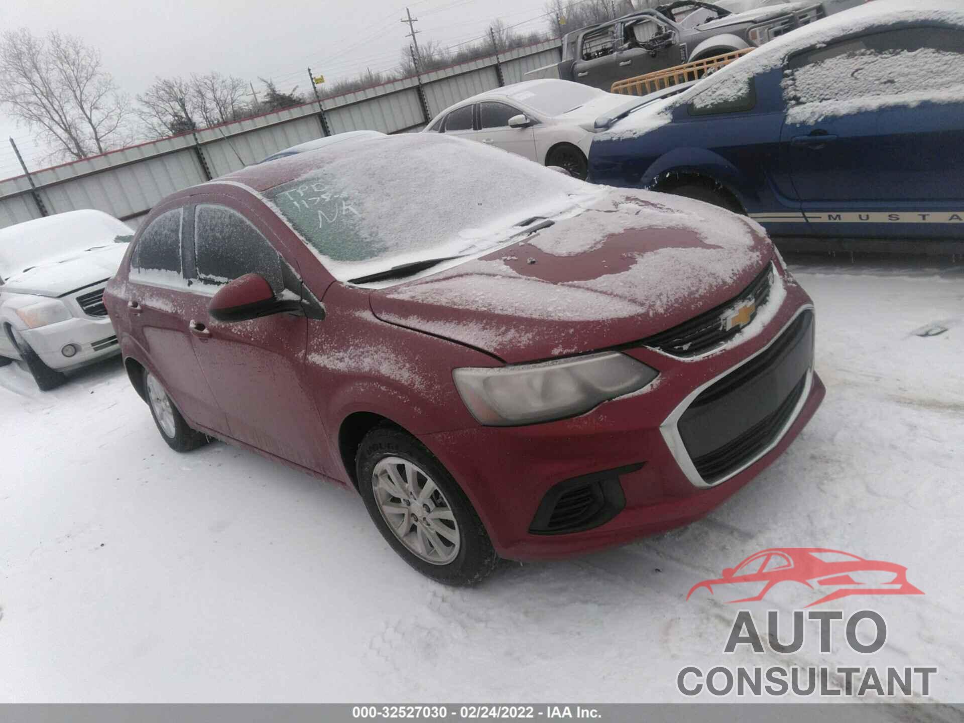 CHEVROLET SONIC 2017 - 1G1JD5SB3H4113801