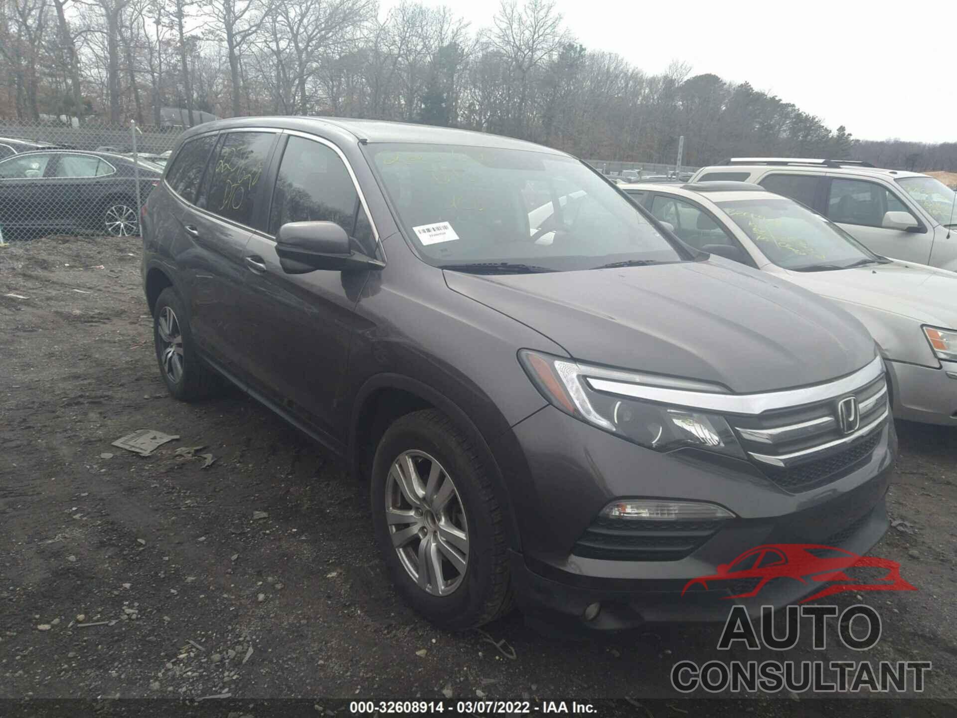 HONDA PILOT 2017 - 5FNYF6H31HB027630