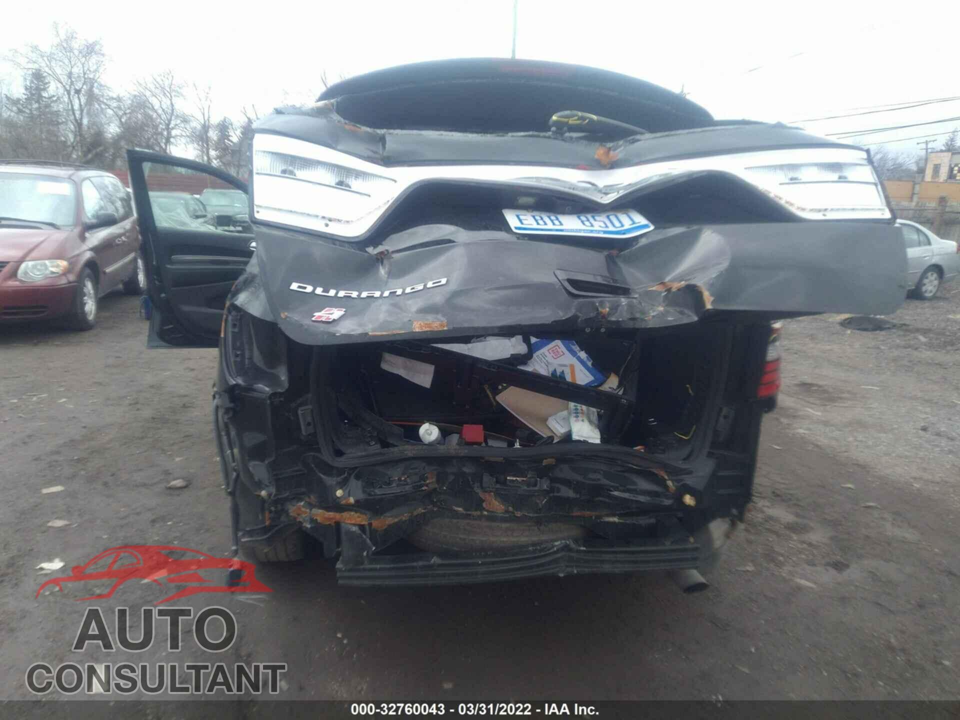 DODGE DURANGO 2018 - 1C4RDJAG3JC372252