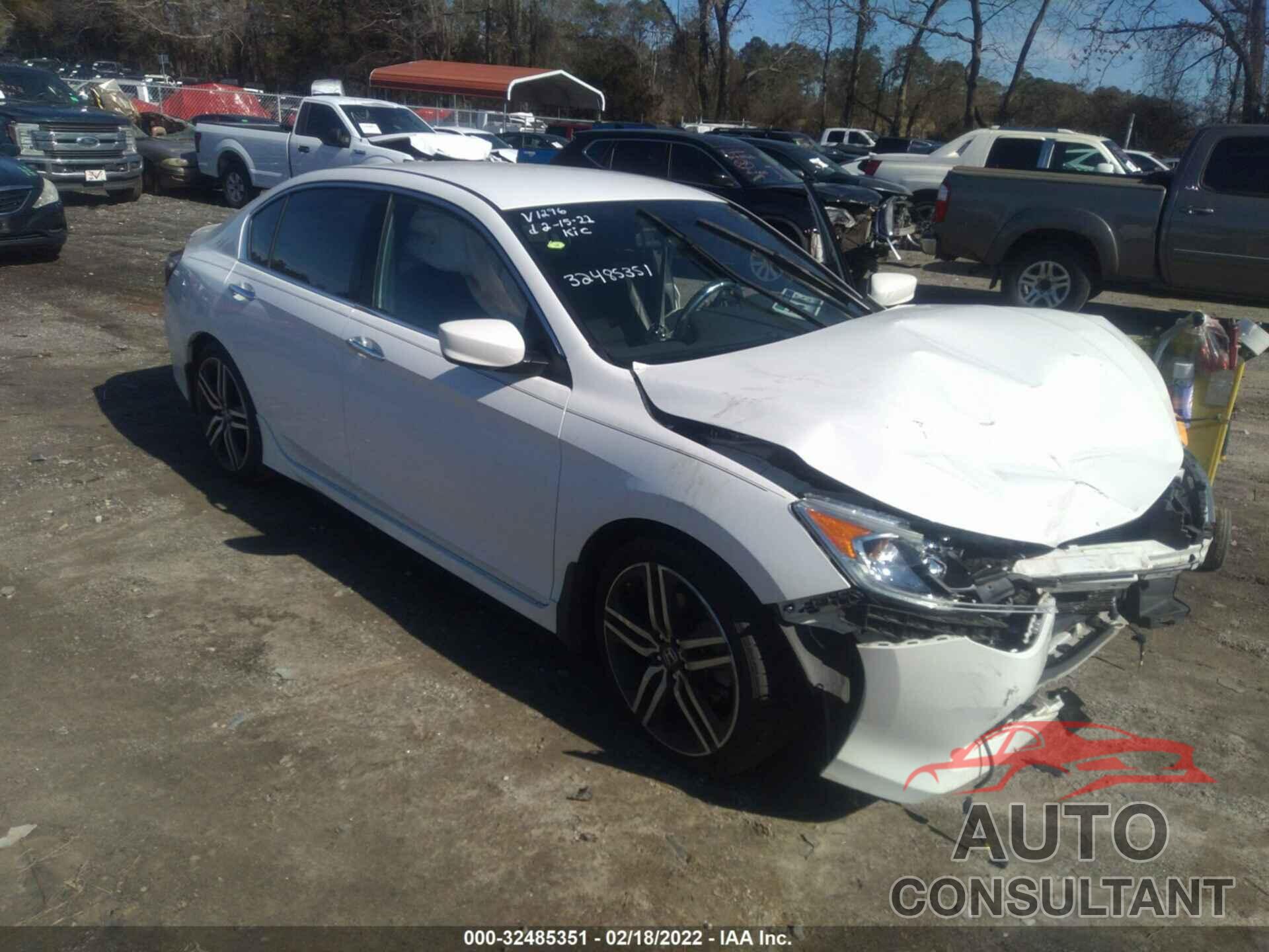 HONDA ACCORD SEDAN 2017 - 1HGCR2F5XHA171296