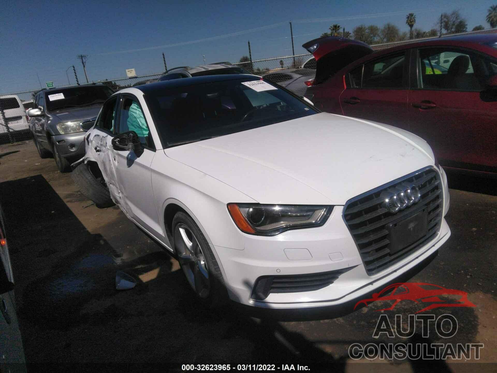 AUDI A3 2016 - WAUA7GFF3G1055922