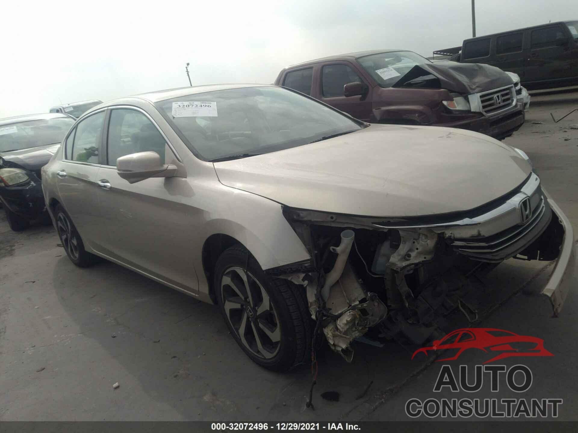 HONDA ACCORD SEDAN 2016 - 1HGCR2F7XGA122101