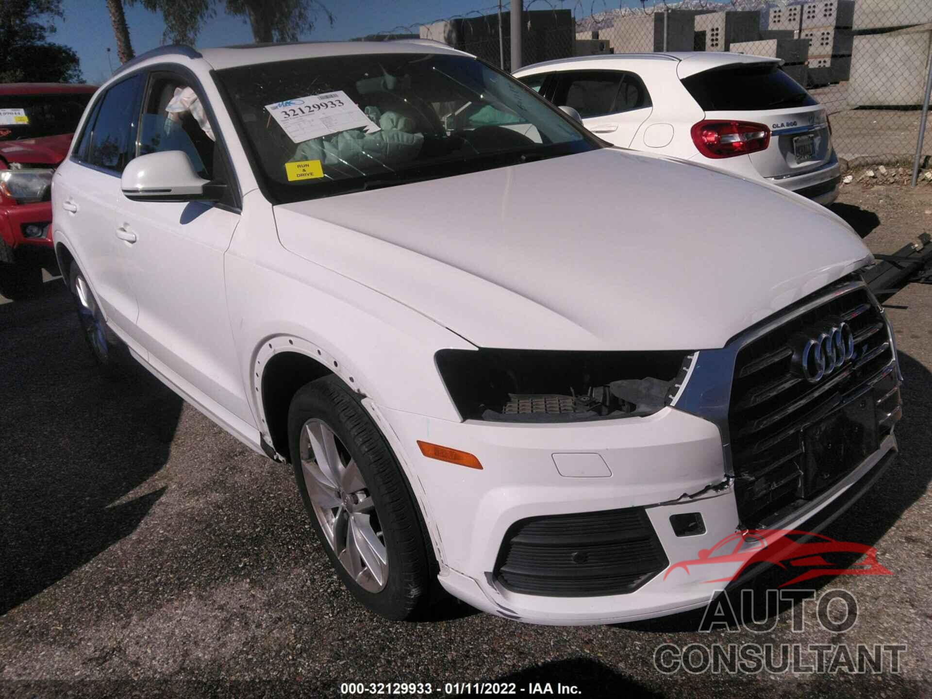 AUDI Q3 2016 - WA1BFCFS1GR009713