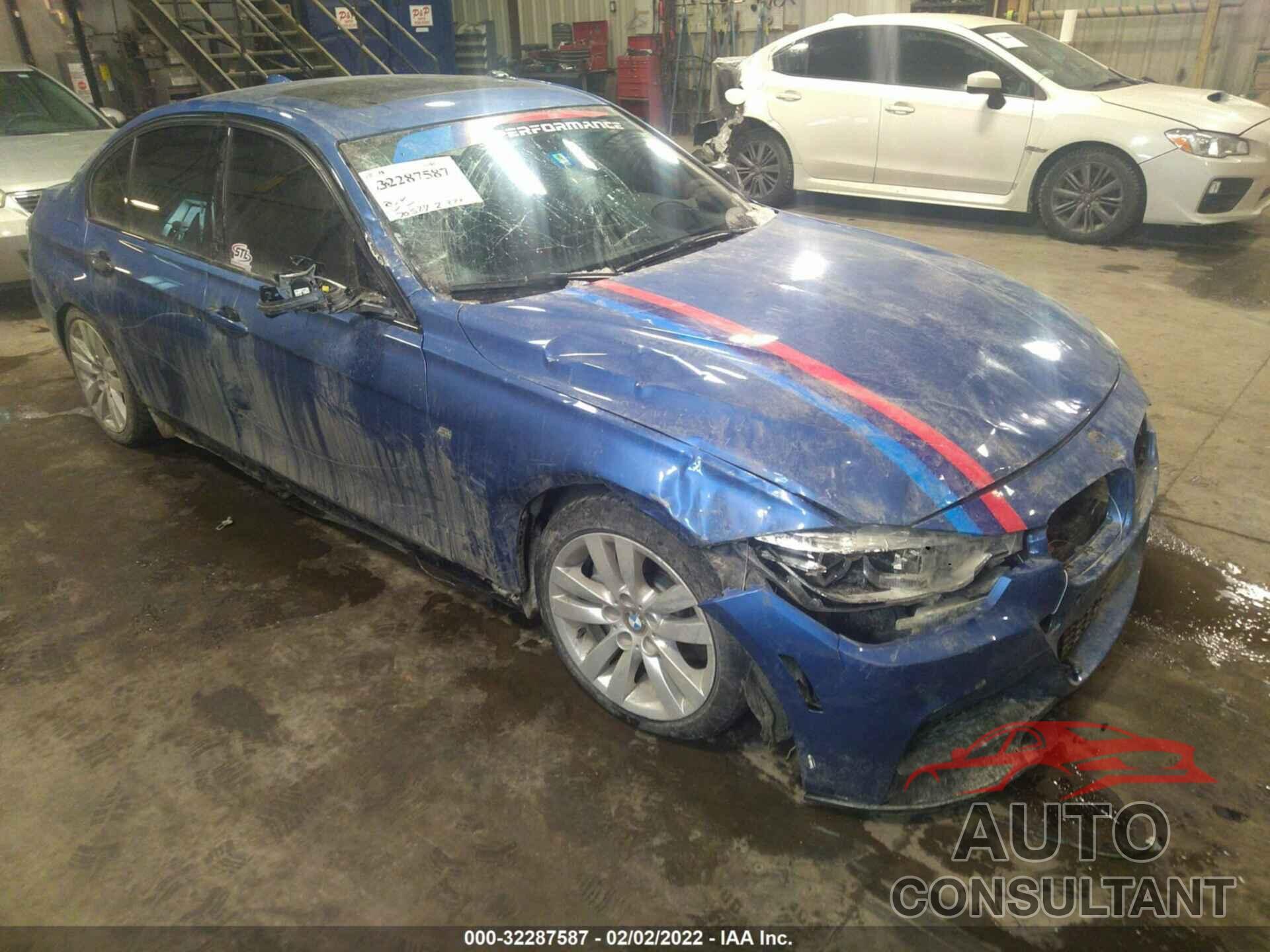 BMW 3 SERIES 2017 - WBA8B7G51HNU37413