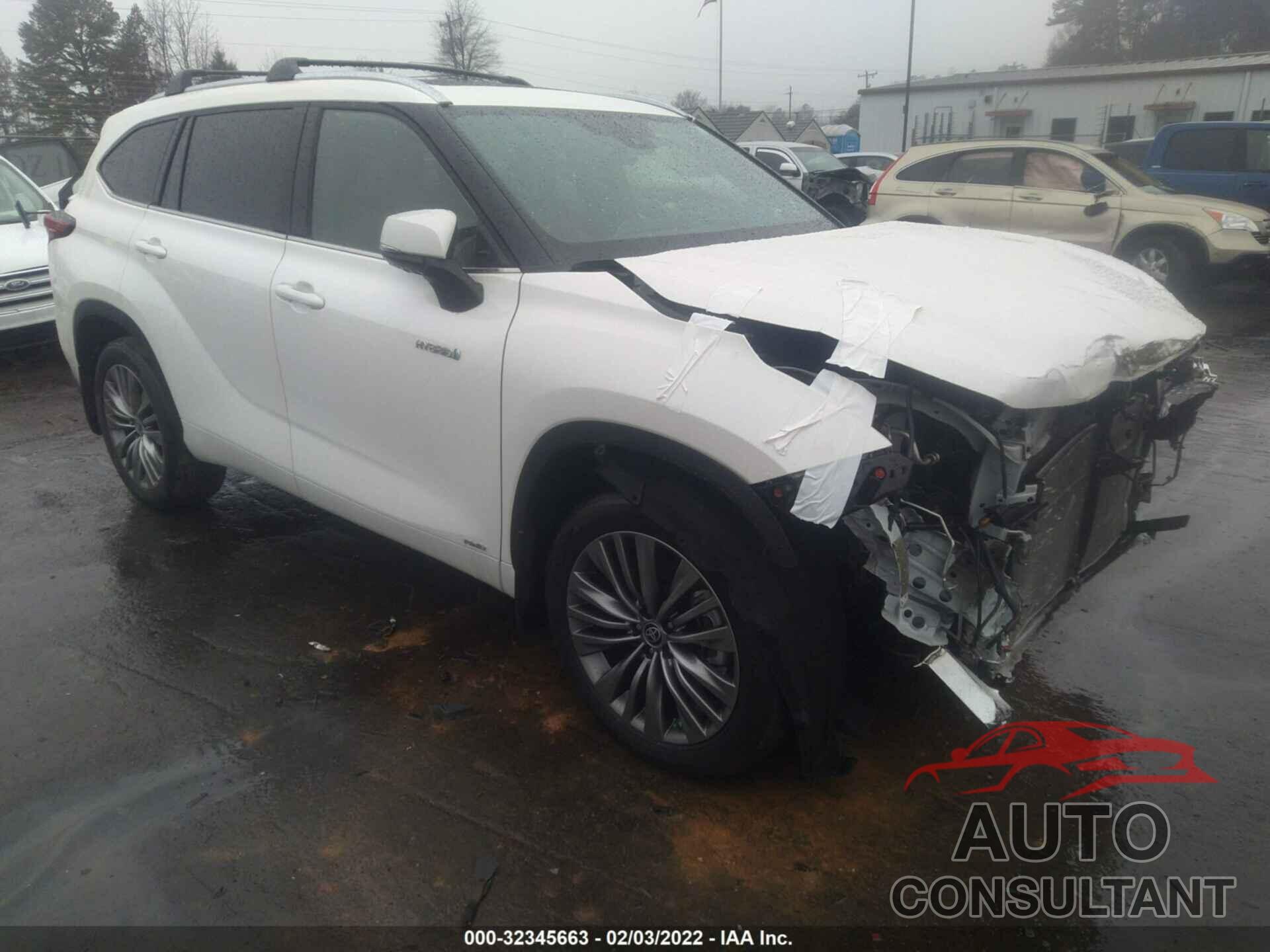 TOYOTA HIGHLANDER 2021 - 5TDEBRCH7MS047292