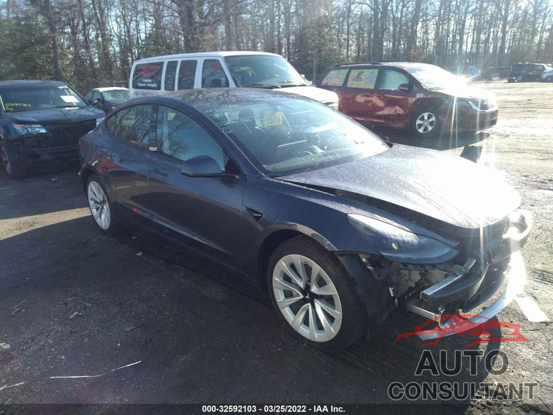 TESLA MODEL 3 2022 - 5YJ3E1EB2NF126318