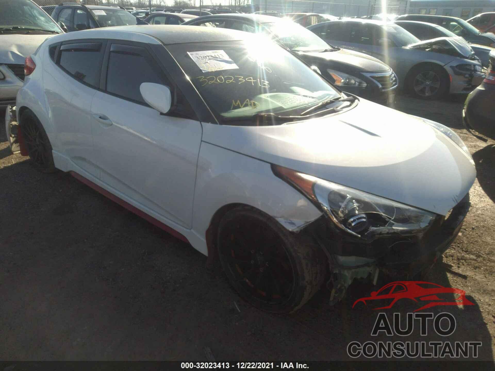 HYUNDAI VELOSTER 2016 - KMHTC6AE3GU250638