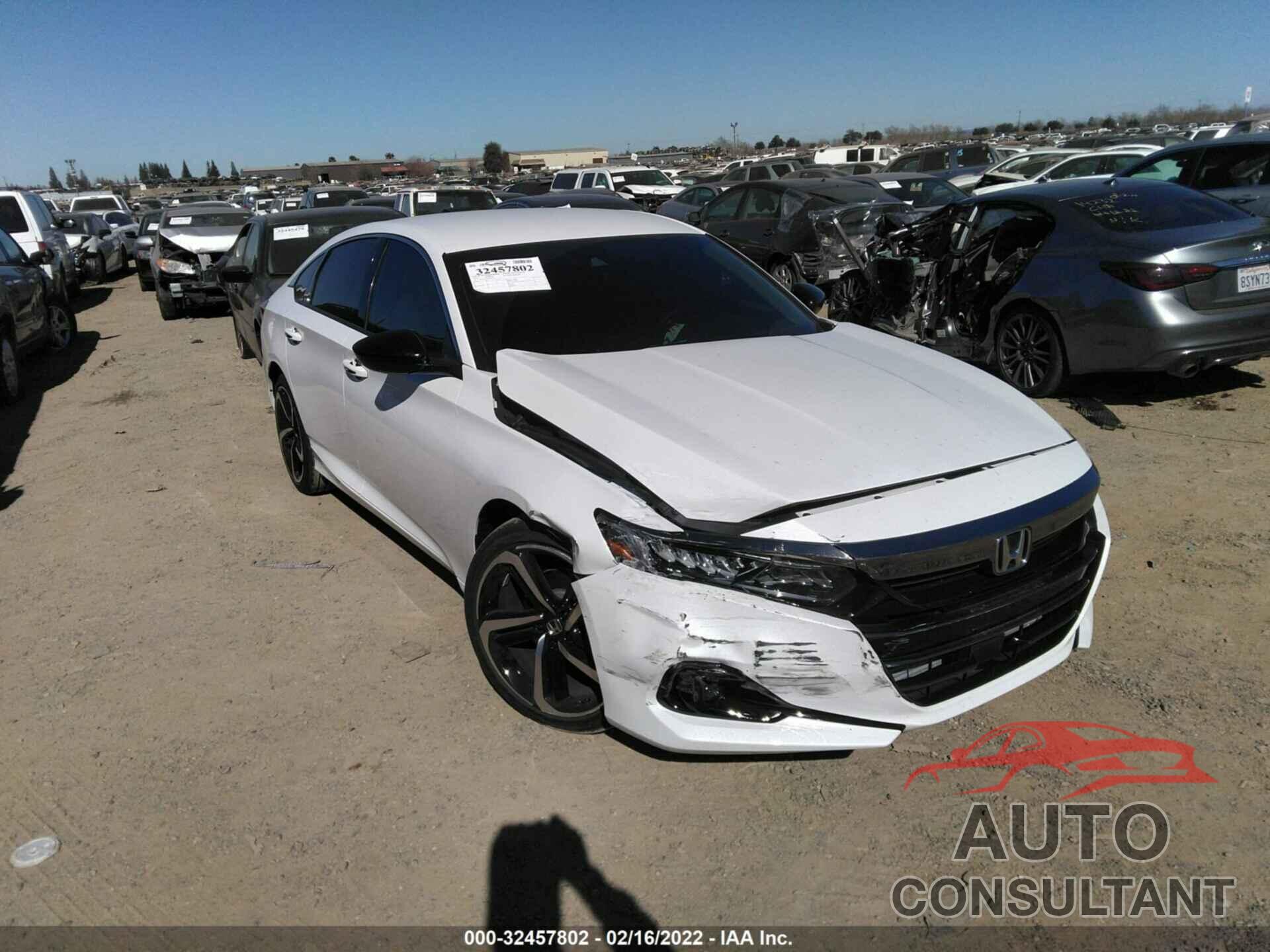 HONDA ACCORD SEDAN 2022 - 1HGCV1F45NA011545