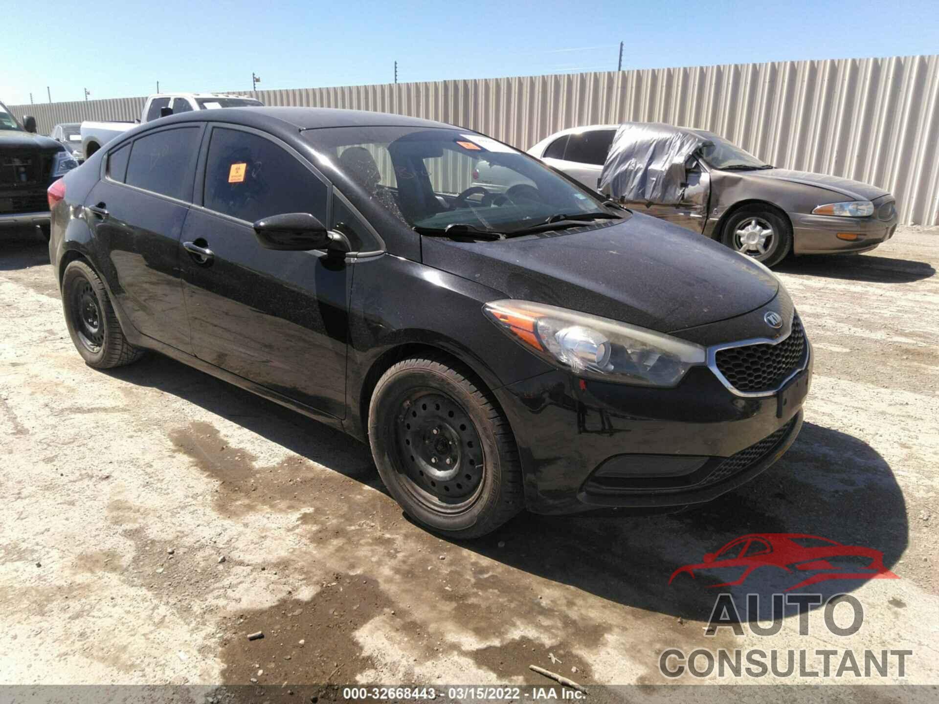 KIA FORTE 2016 - KNAFK4A65G5566390