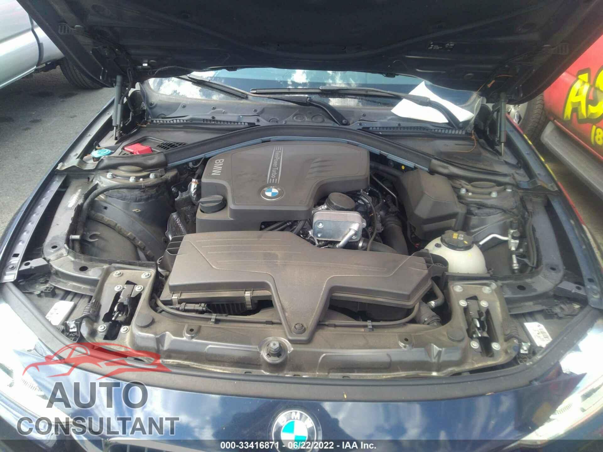 BMW 3 SERIES 2016 - WBA8E9G51GNU29698