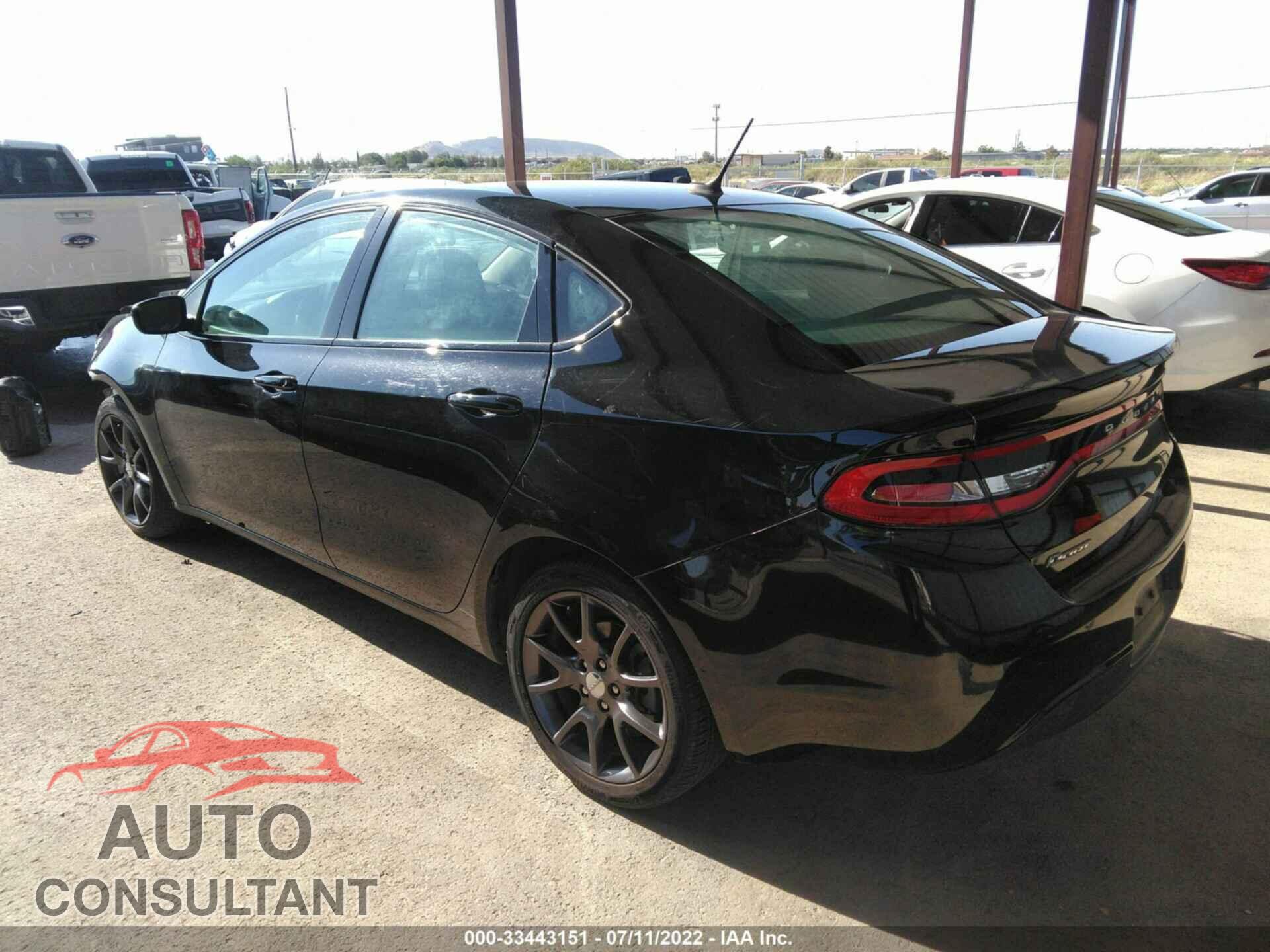 DODGE DART 2016 - 1C3CDFAA8GD531532