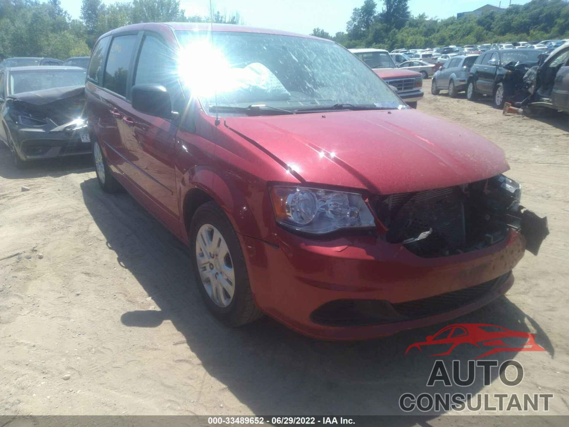 DODGE GRAND CARAVAN 2016 - 2C4RDGBG8GR169794