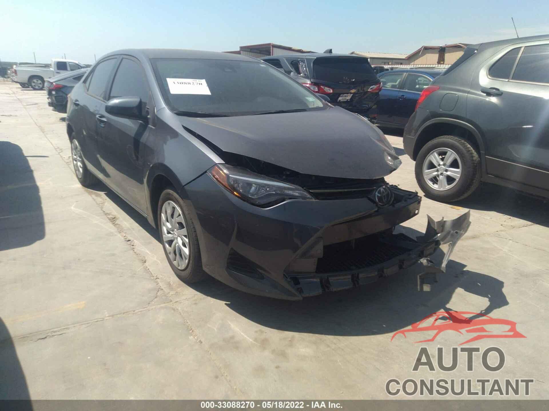 TOYOTA COROLLA 2019 - 5YFBURHE9KP918100