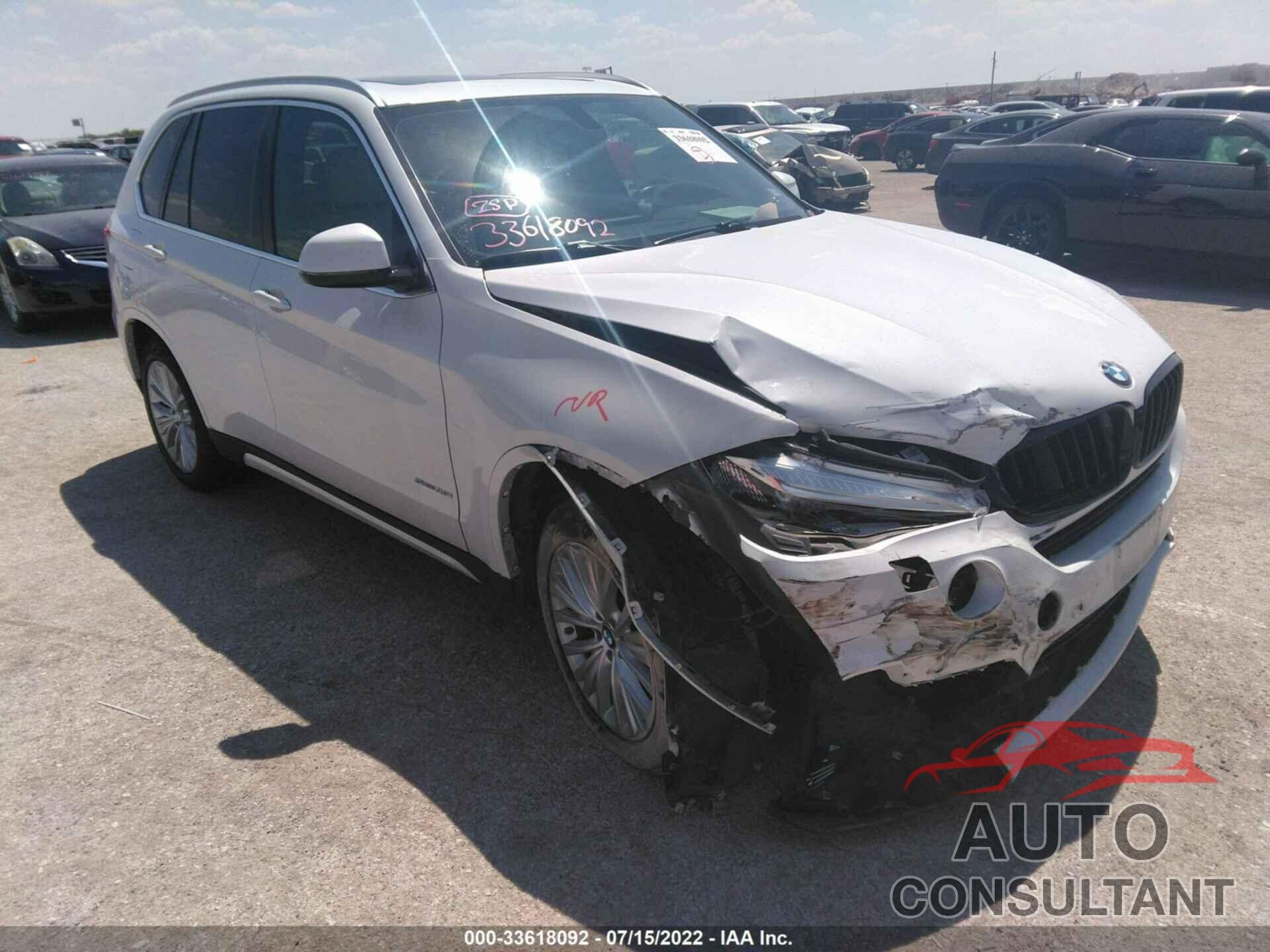 BMW X5 2017 - 5UXKR2C33H0X07037