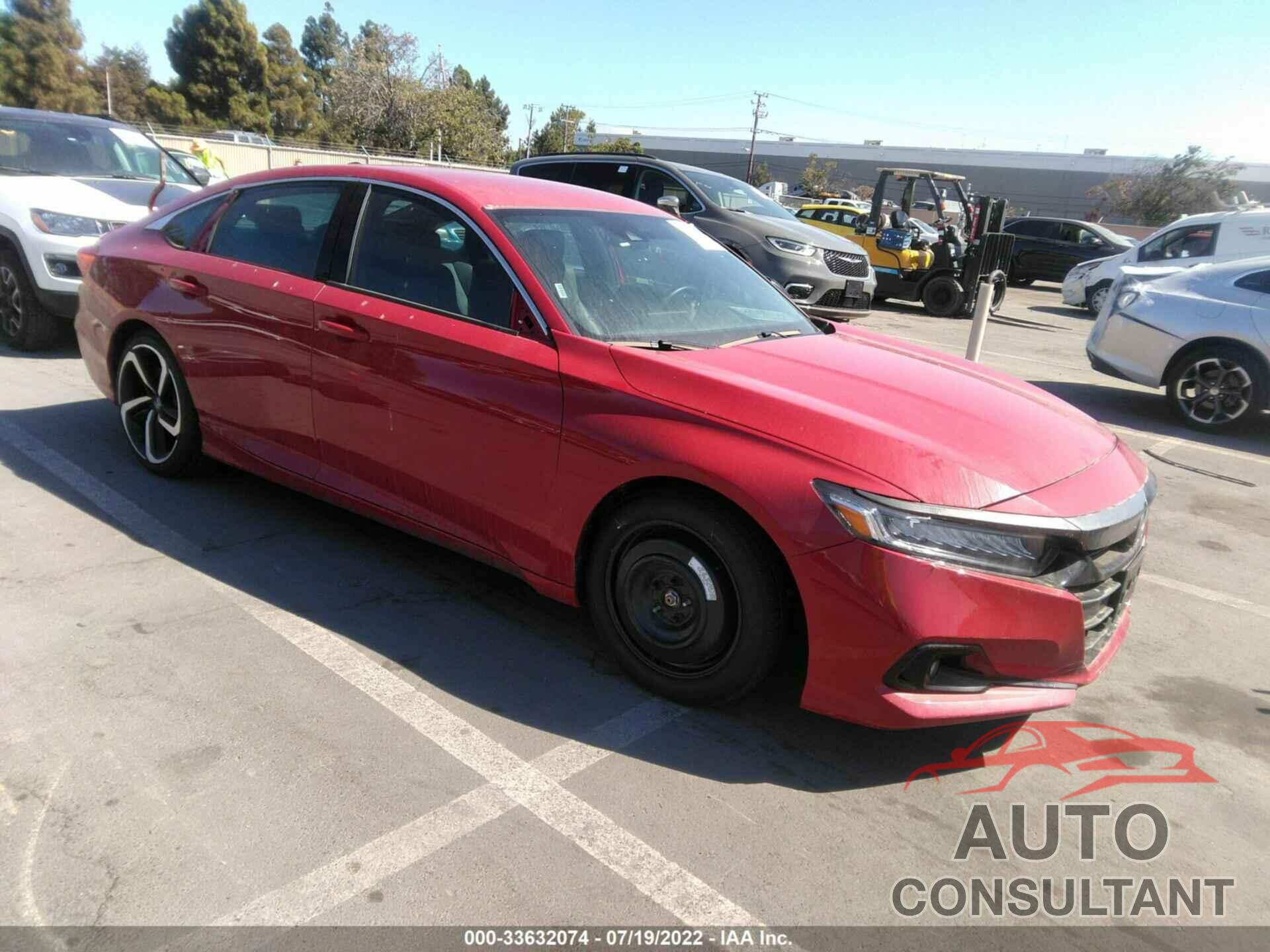 HONDA ACCORD SEDAN 2021 - 1HGCV1F31MA080688