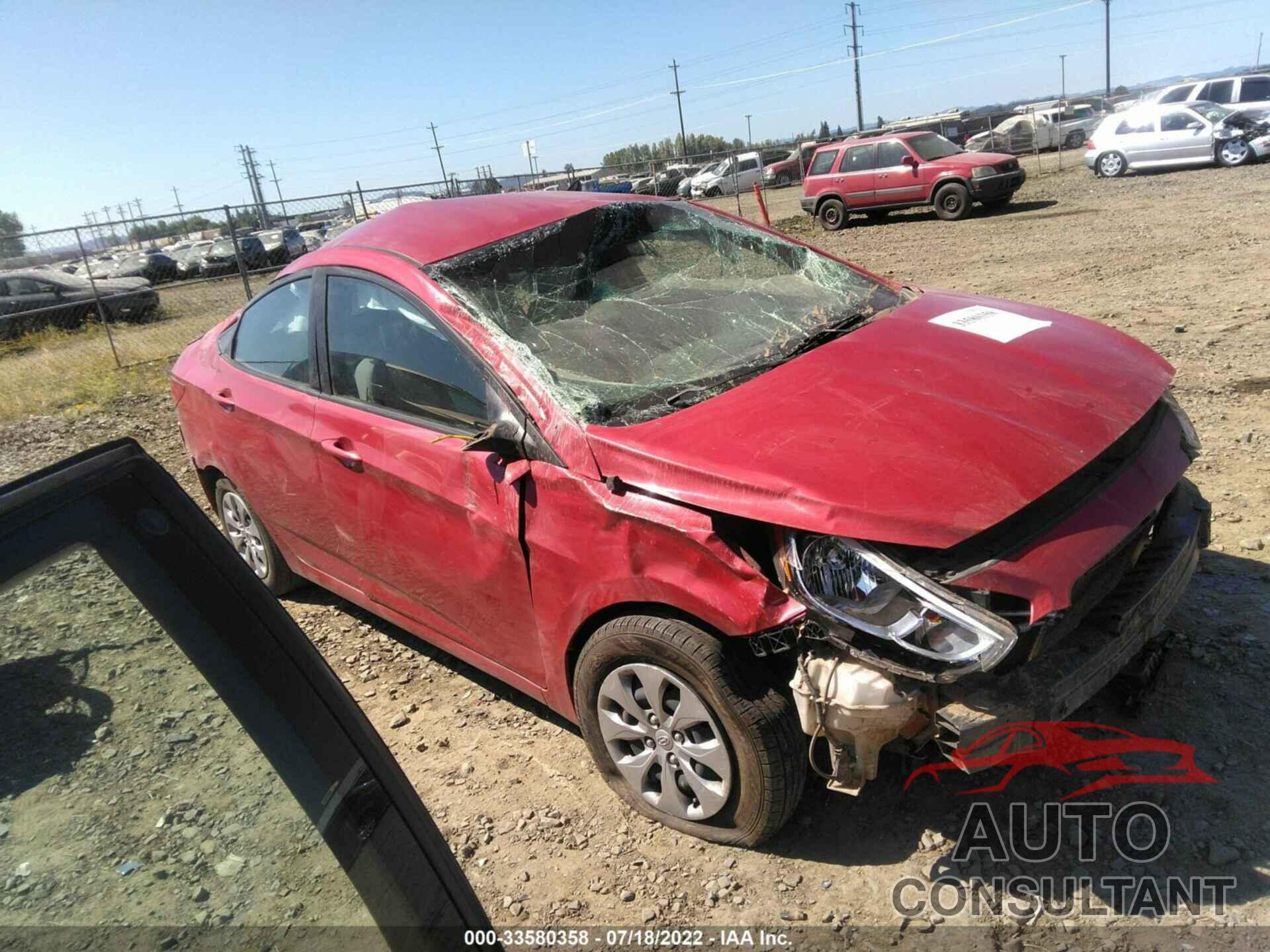 HYUNDAI ACCENT 2017 - KMHCT4AE2HU318160