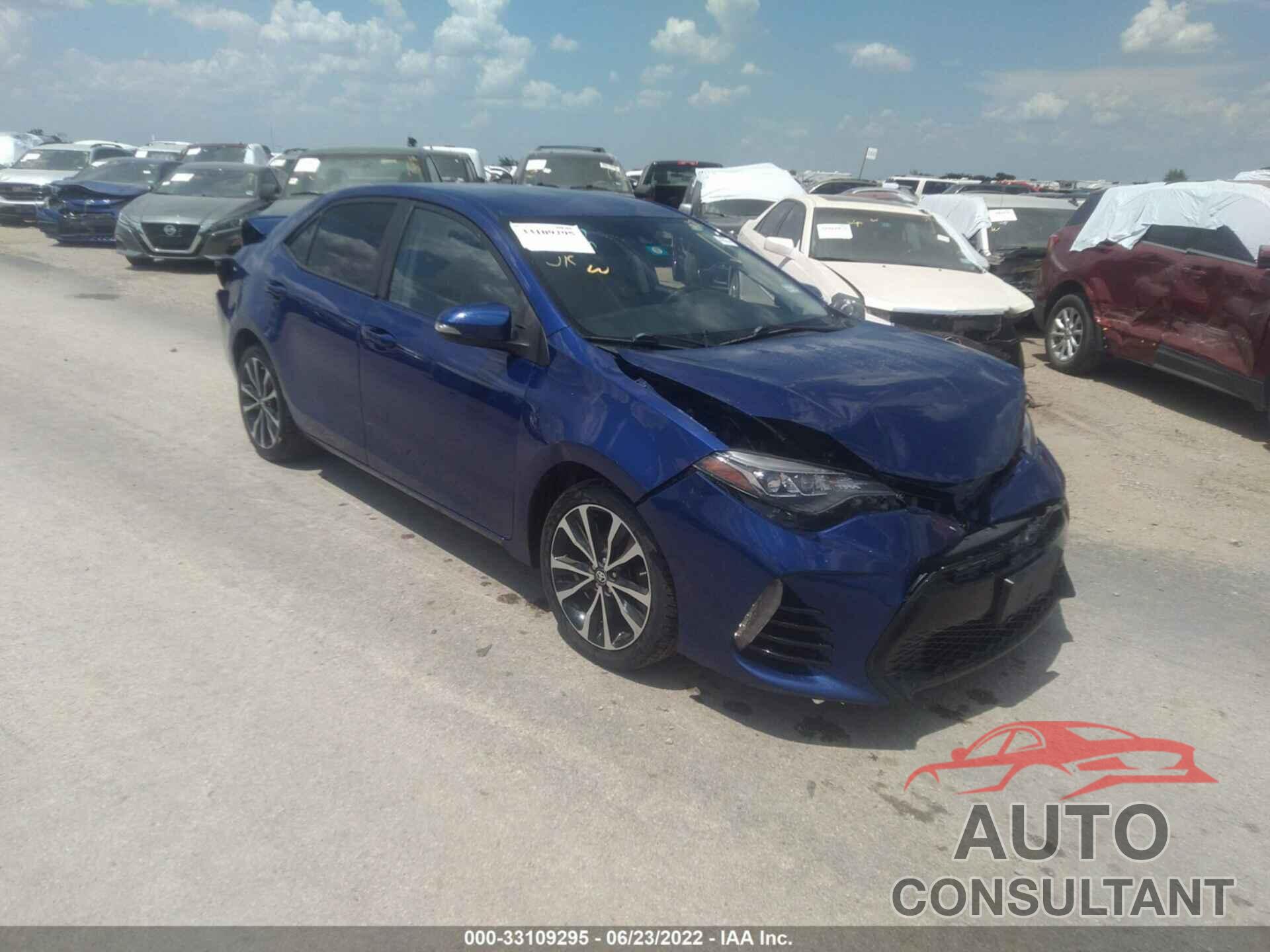 TOYOTA COROLLA 2017 - 5YFBURHE1HP656873