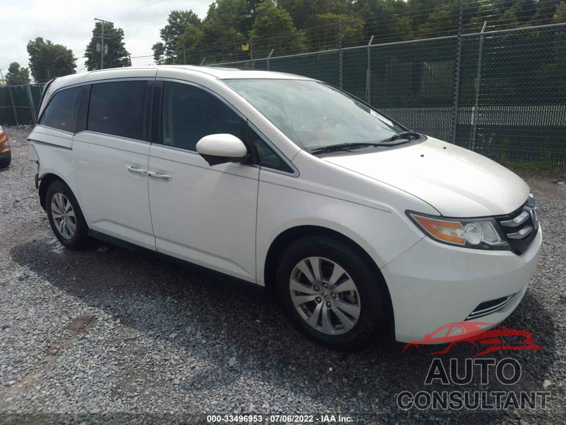 HONDA ODYSSEY 2016 - 5FNRL5H62GB102206