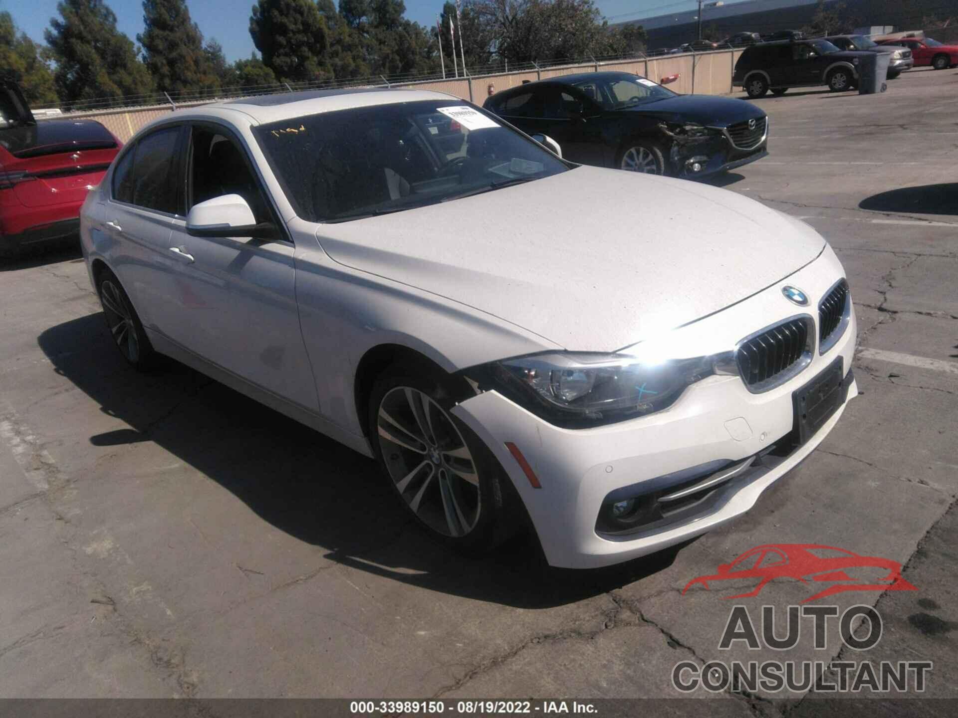 BMW 3 SERIES 2017 - WBA8B9C56HK675762