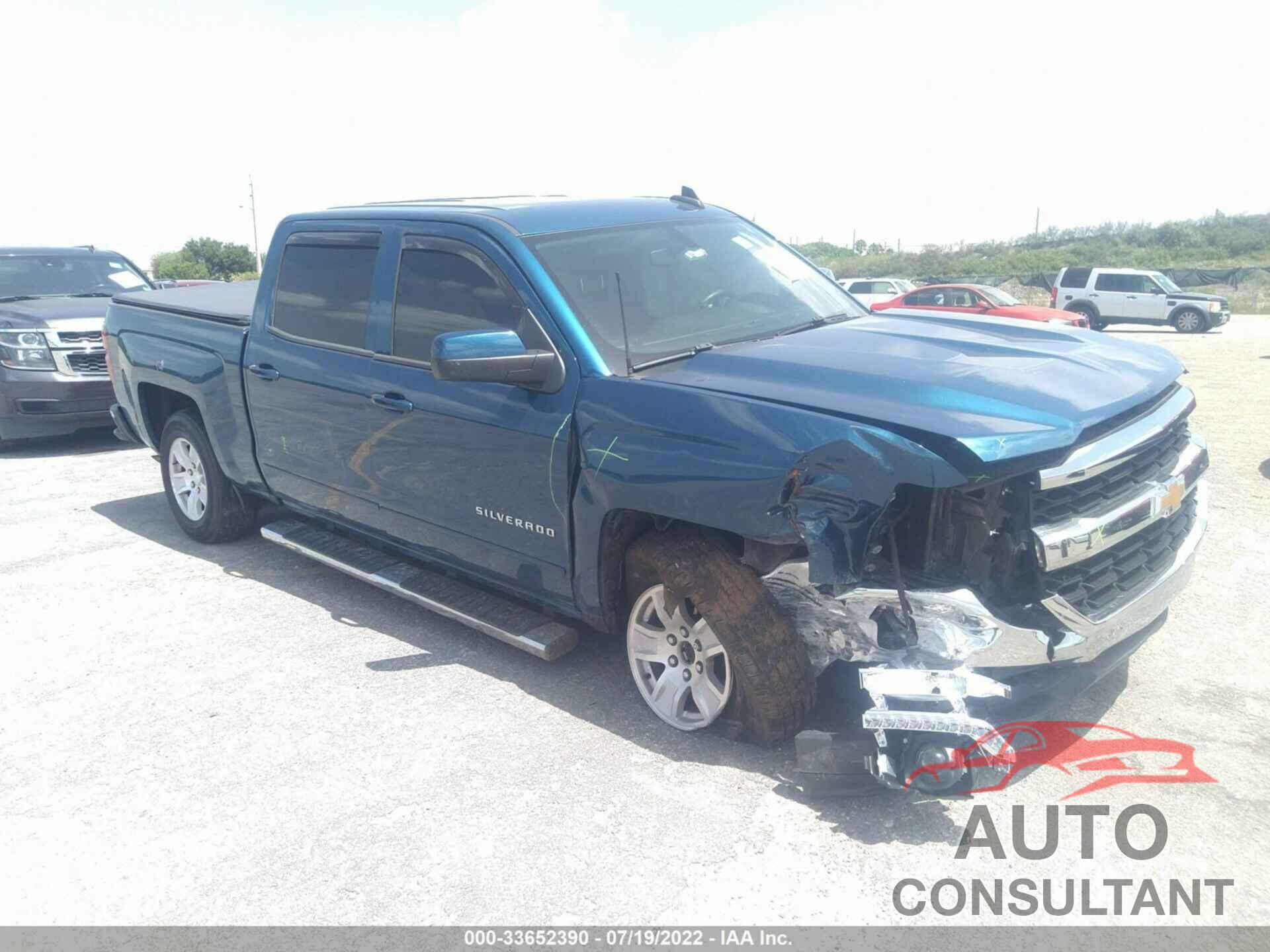 CHEVROLET SILVERADO 1500 2018 - 3GCPCREC2JG348117