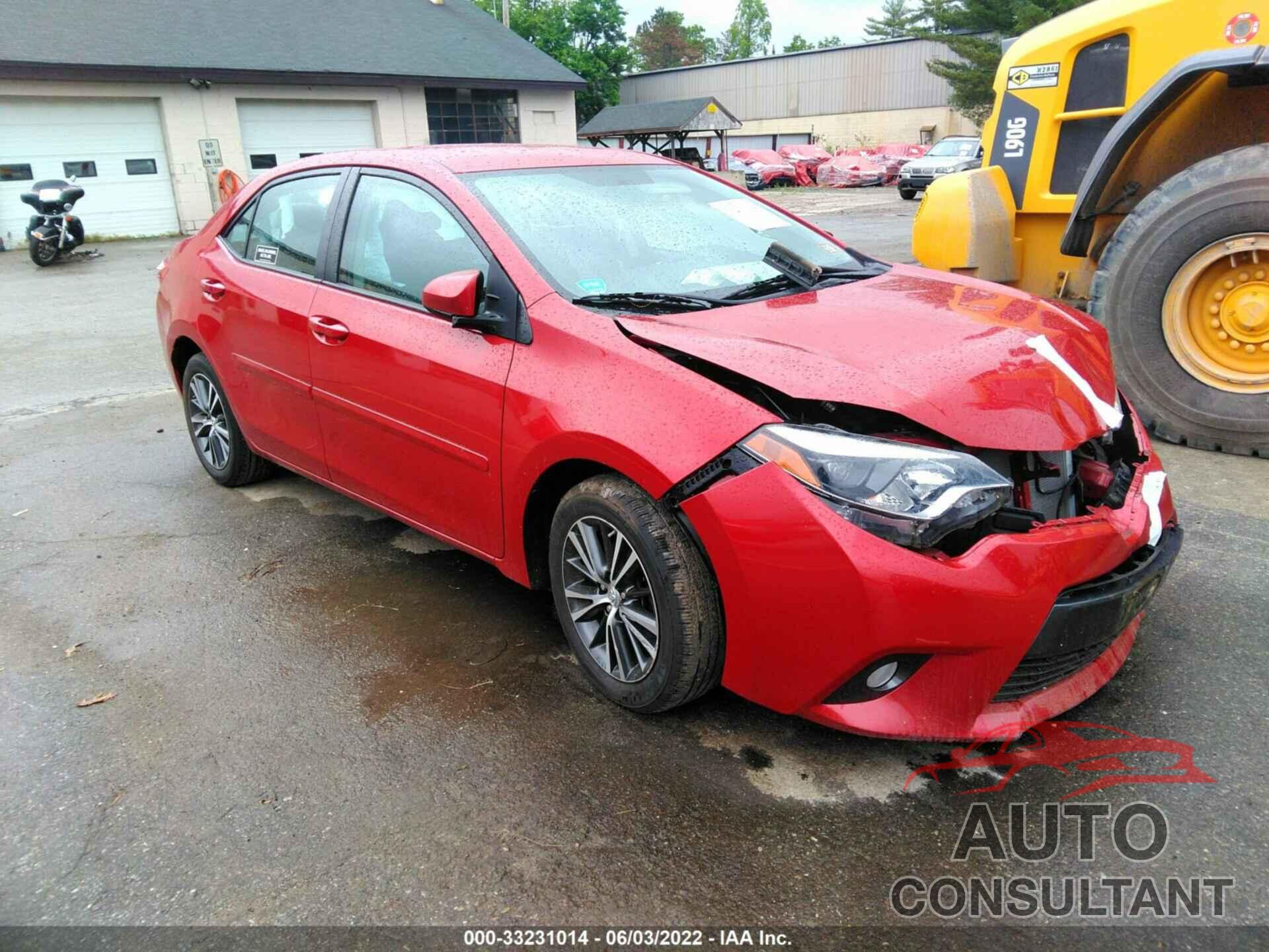 TOYOTA COROLLA 2016 - 2T1BURHE2GC484688