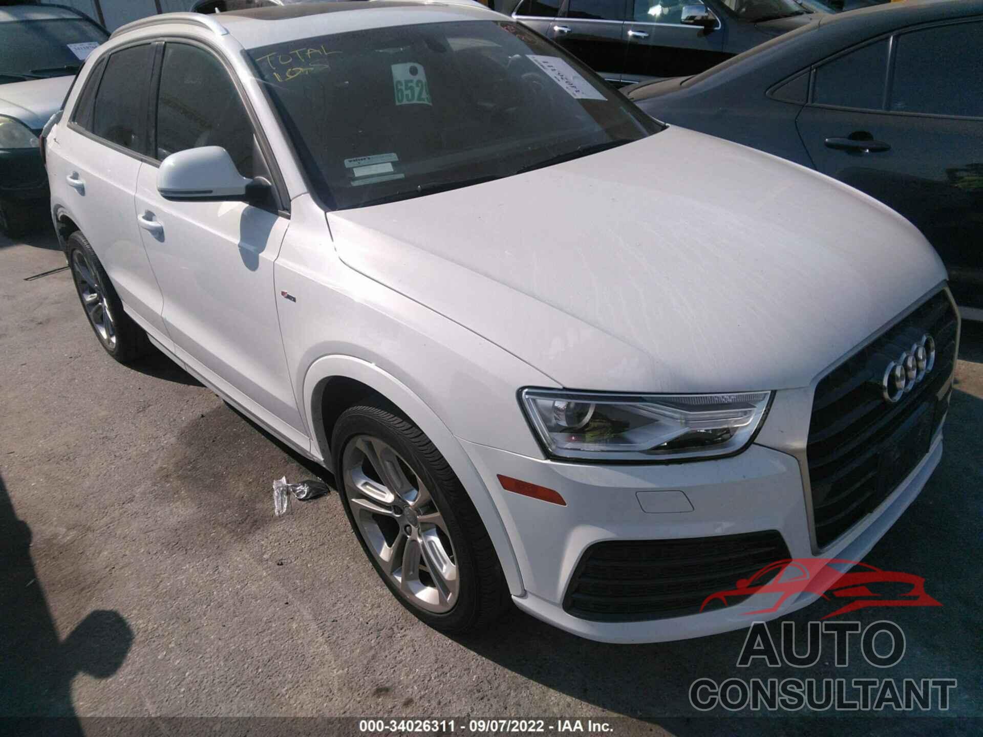 AUDI Q3 2018 - WA1BCCFS7JR008663