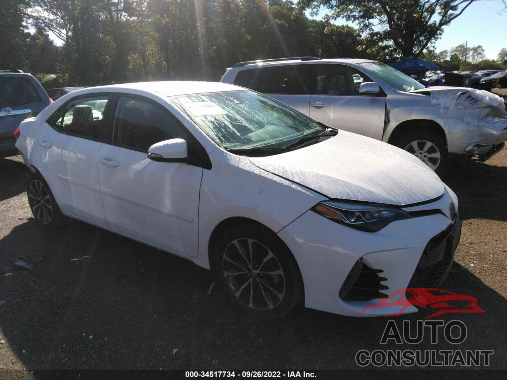 TOYOTA COROLLA 2018 - 2T1BURHE3JC019490