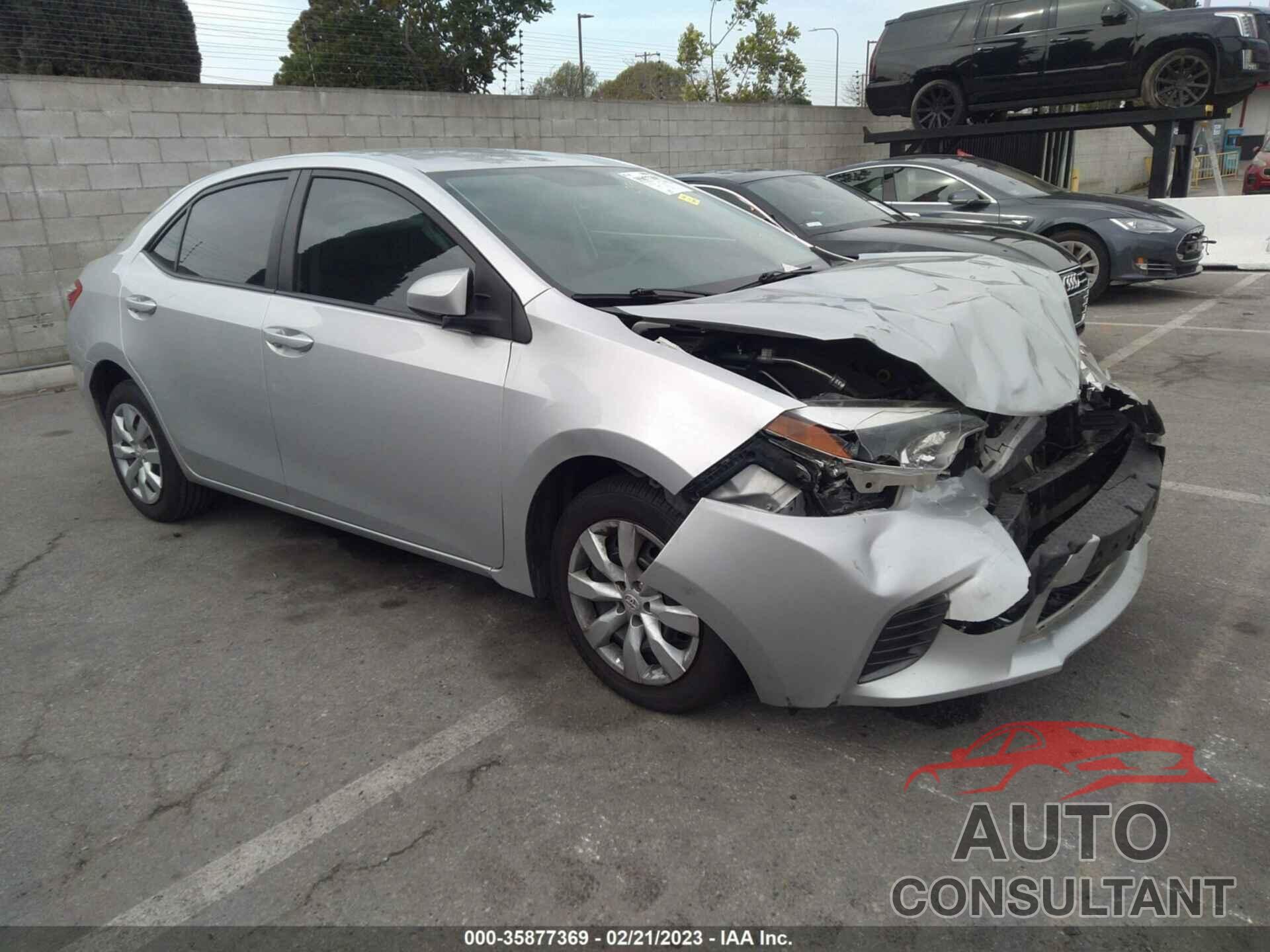 TOYOTA COROLLA 2015 - 5YFBURHE3FP204310