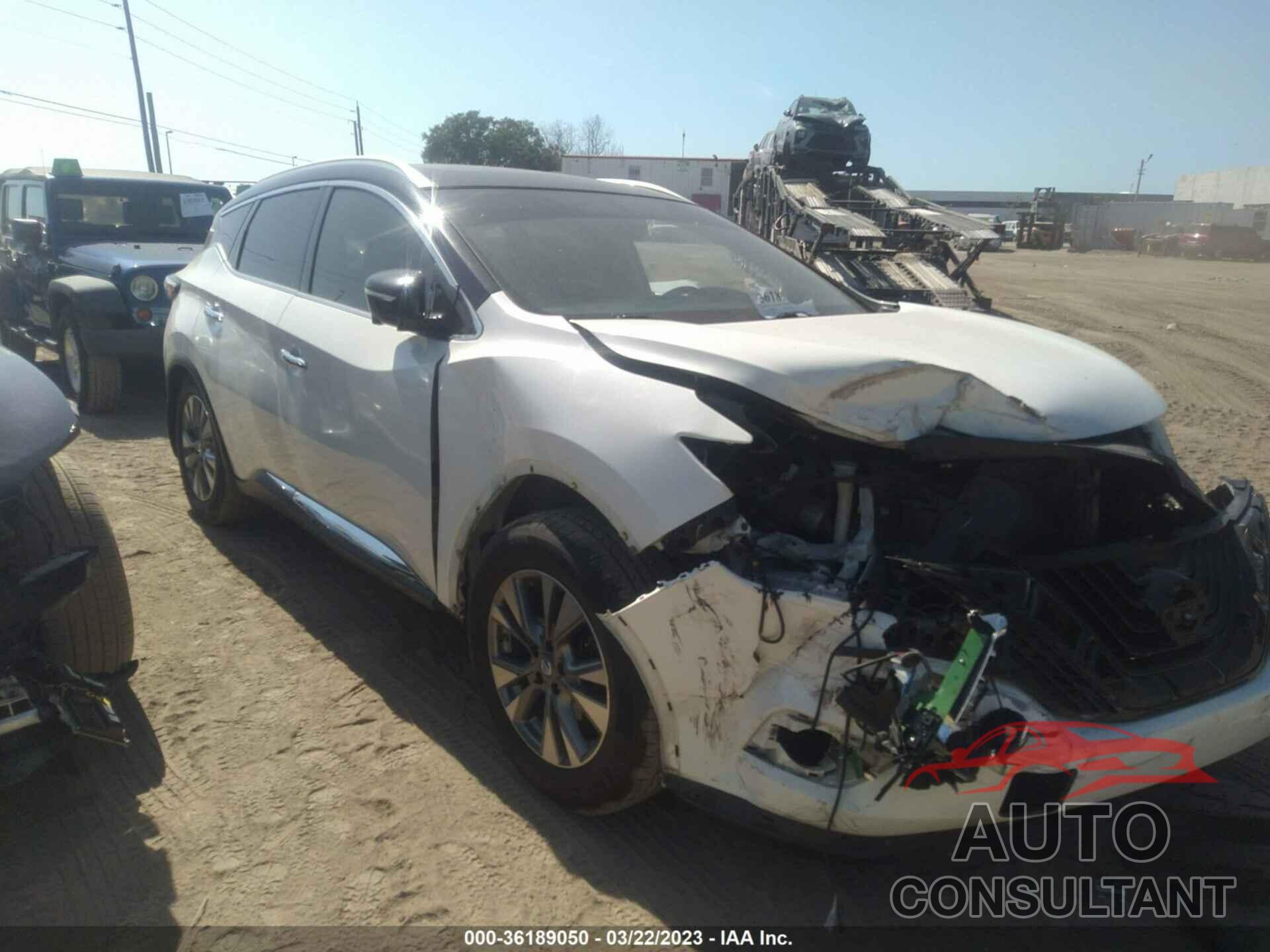 NISSAN MURANO 2015 - 5N1AZ2MG9FN223559