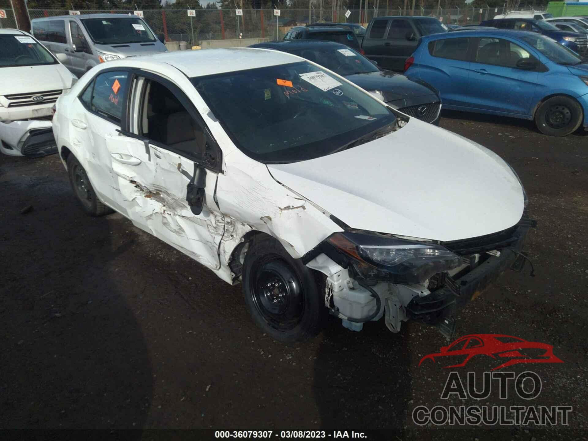 TOYOTA COROLLA 2017 - 2T1BURHE1HC892729