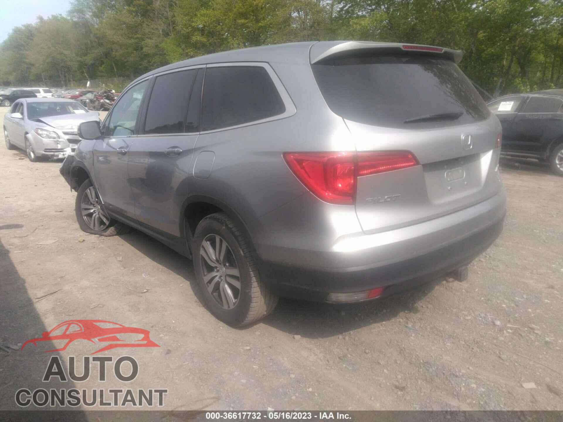 HONDA PILOT 2017 - 5FNYF6H52HB038492